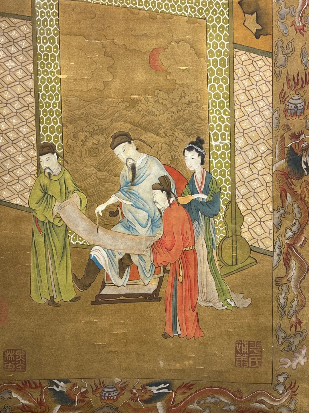 Chinese scroll painting Liu Songnian