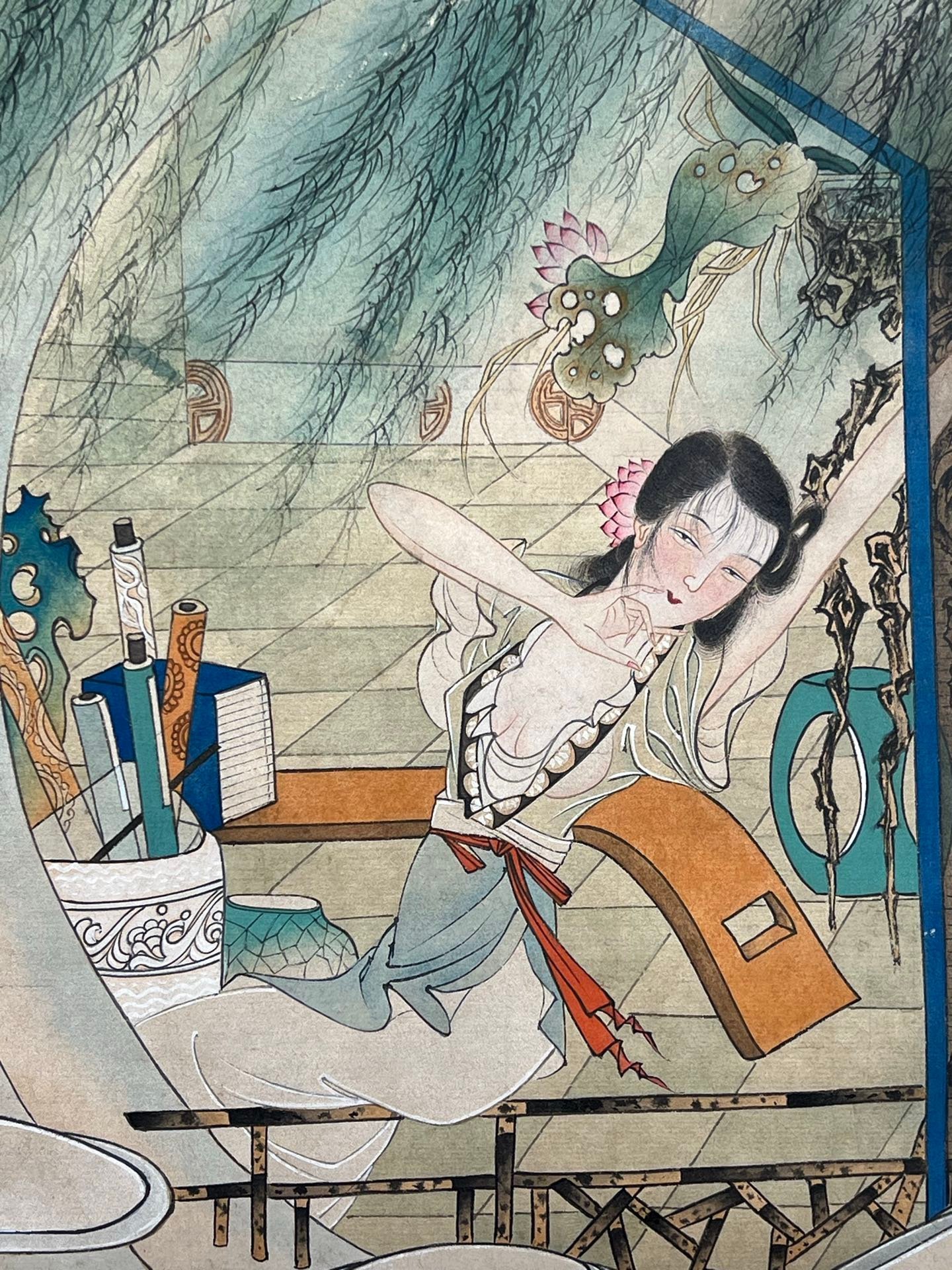 Chinese scroll painting Hu Yefo