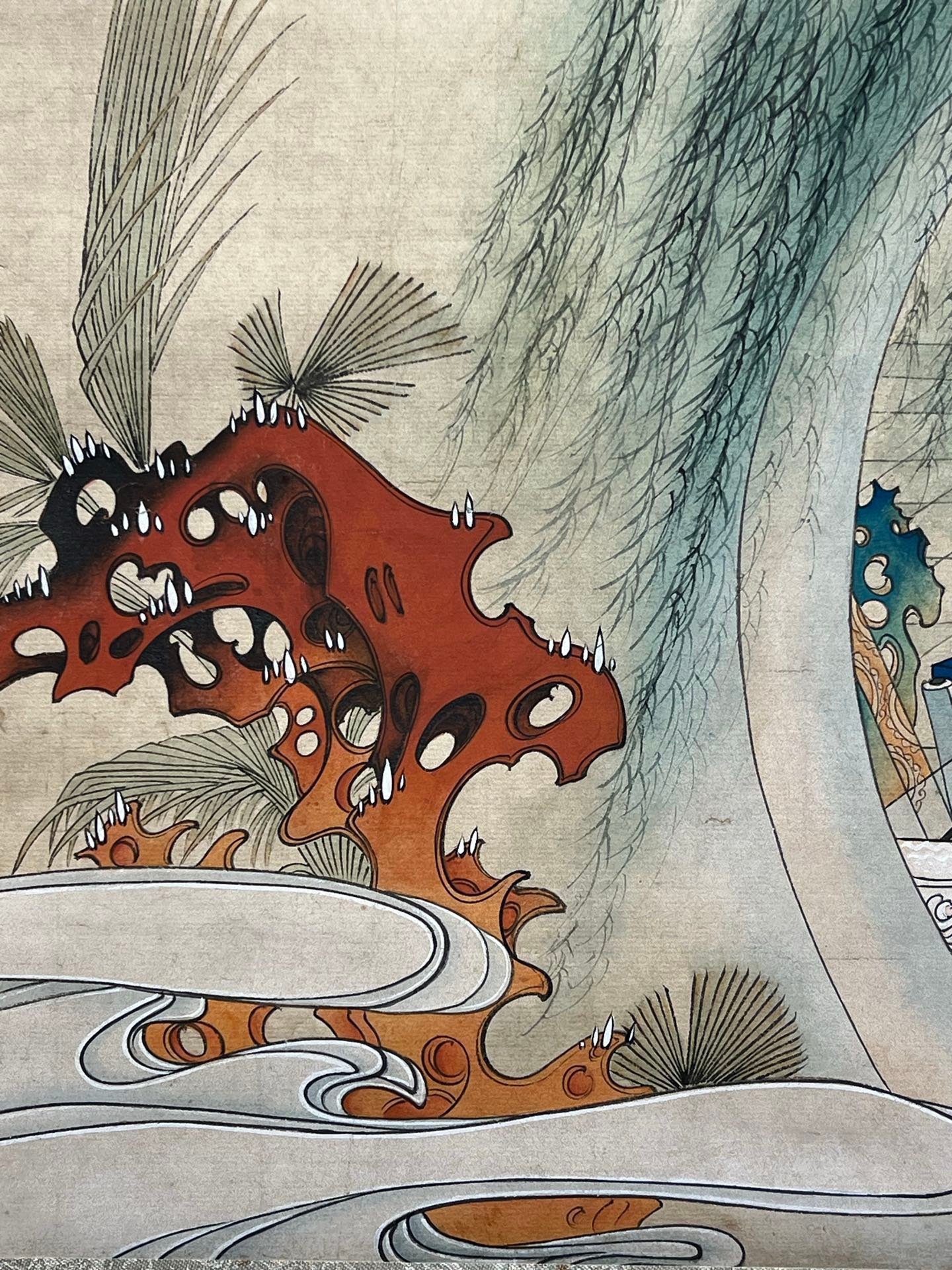 Chinese scroll painting Hu Yefo