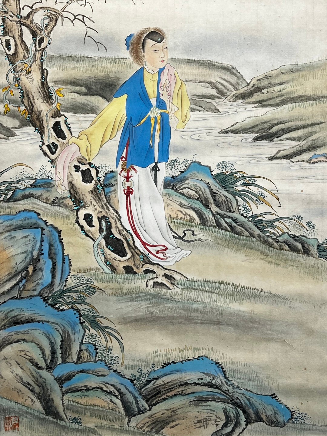 Chinese scroll painting Chen Shaomei