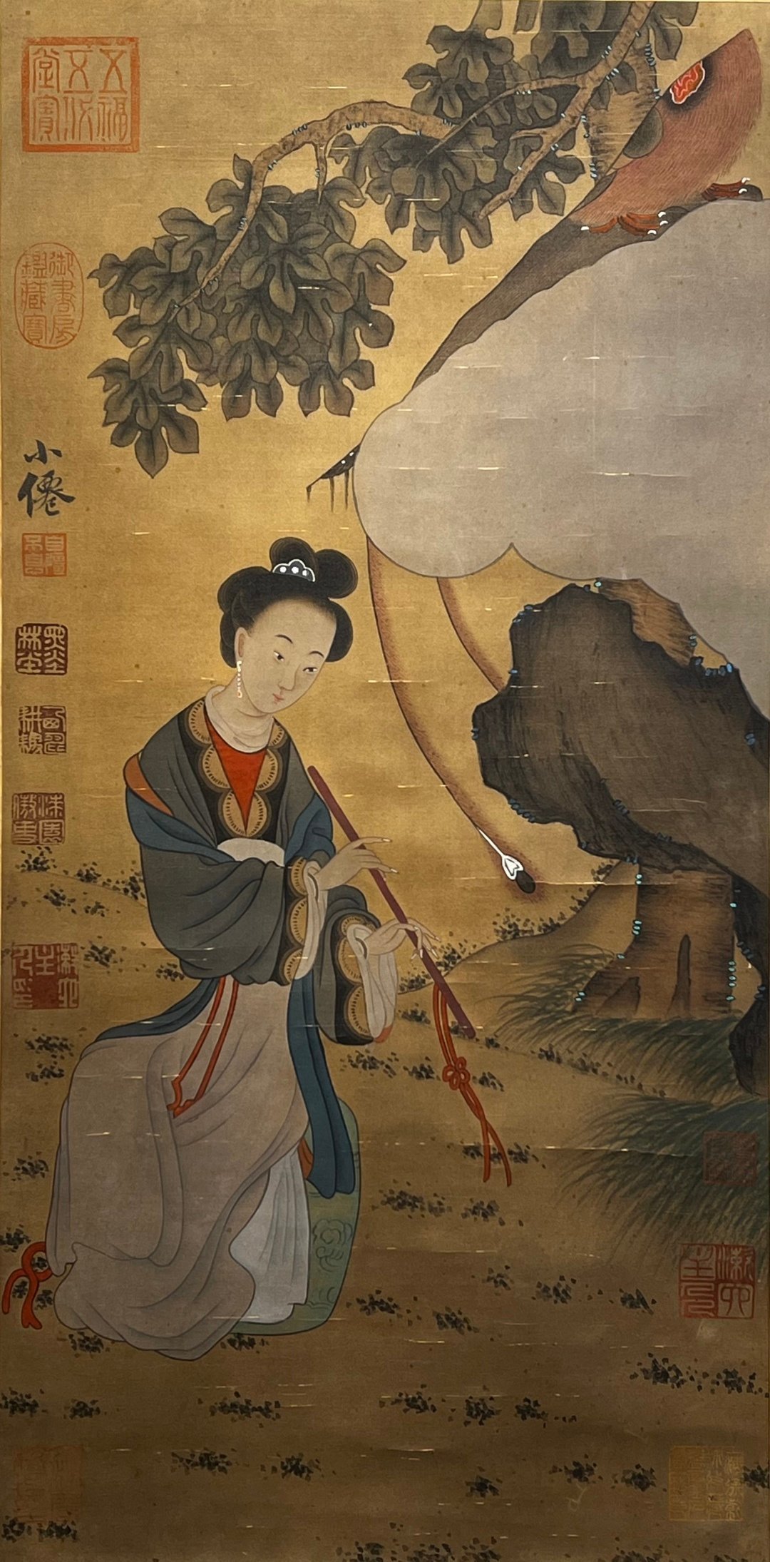 Chinese scroll painting Wu Wei