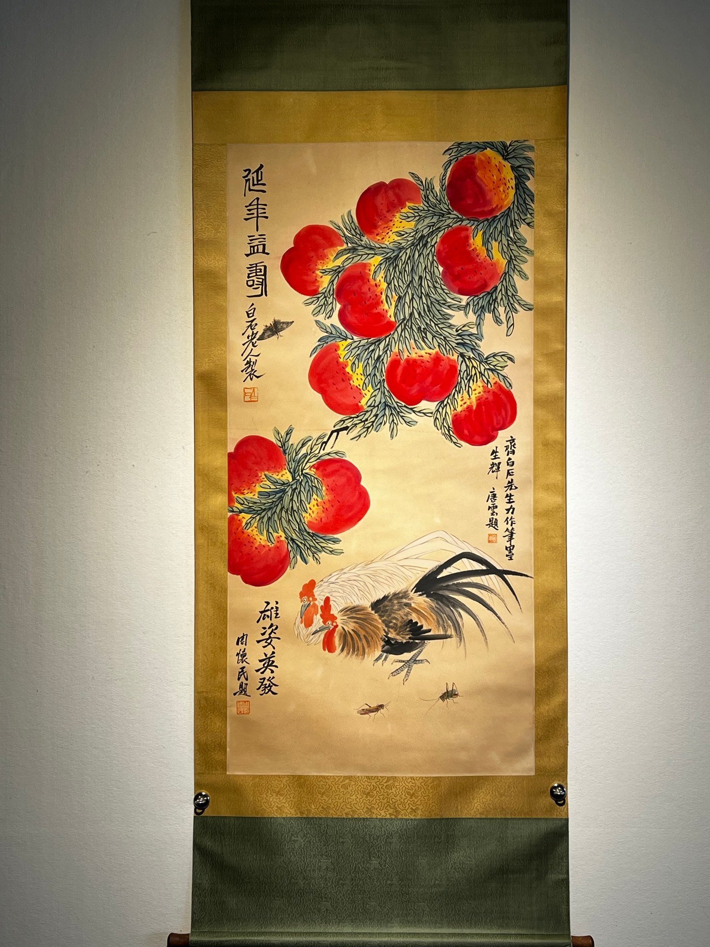 Chinese scroll painting Qi Baishi