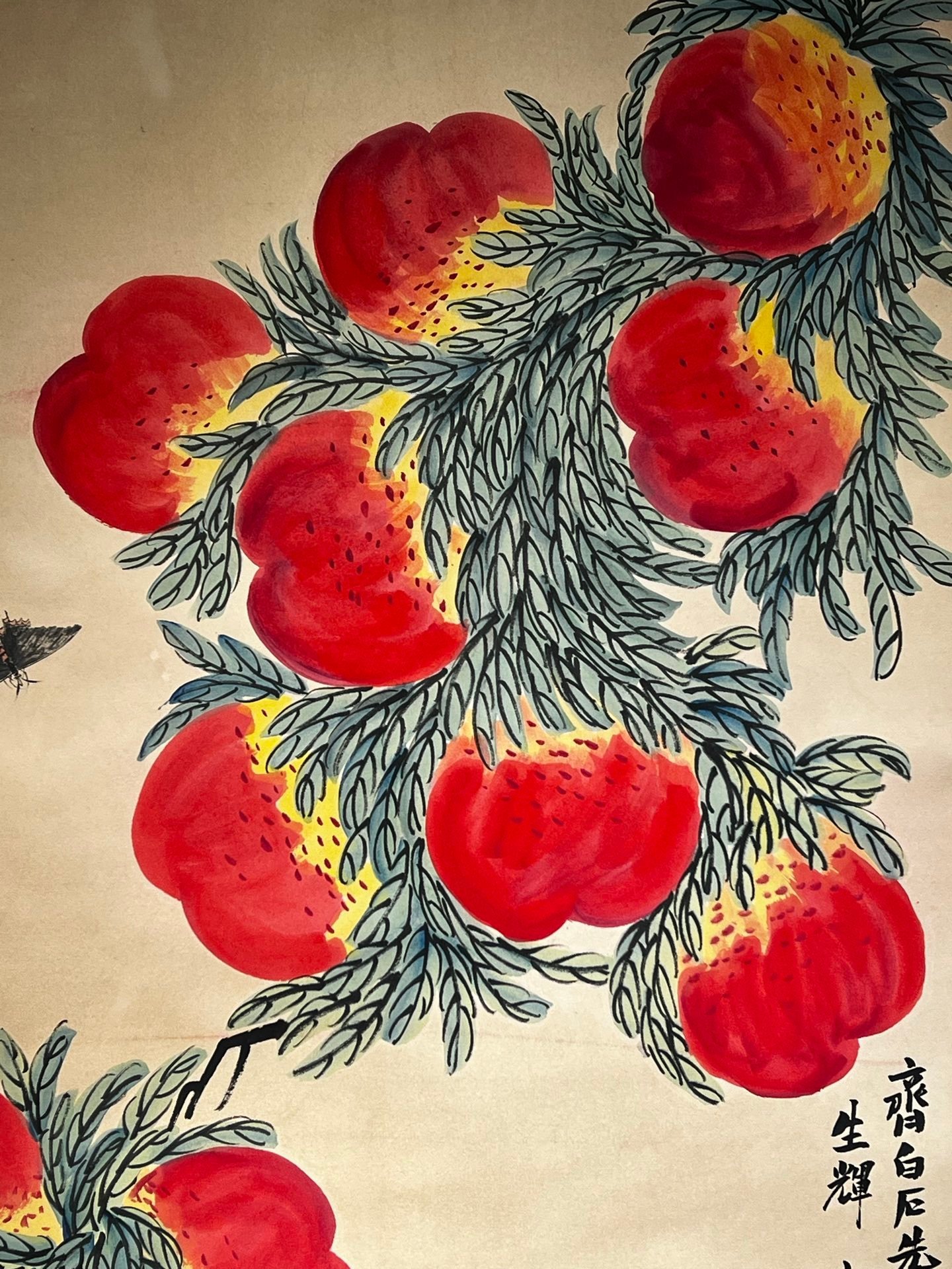 Chinese scroll painting Qi Baishi