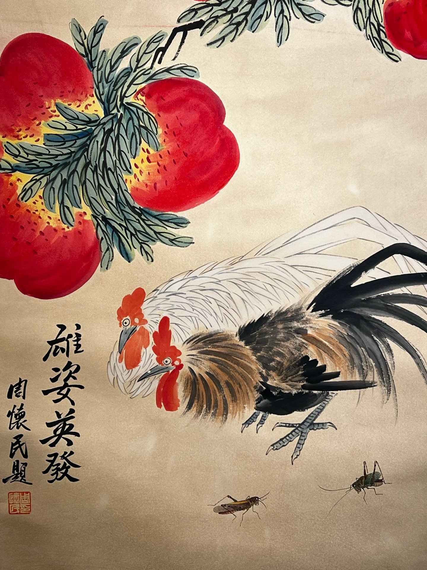 Chinese scroll painting Qi Baishi