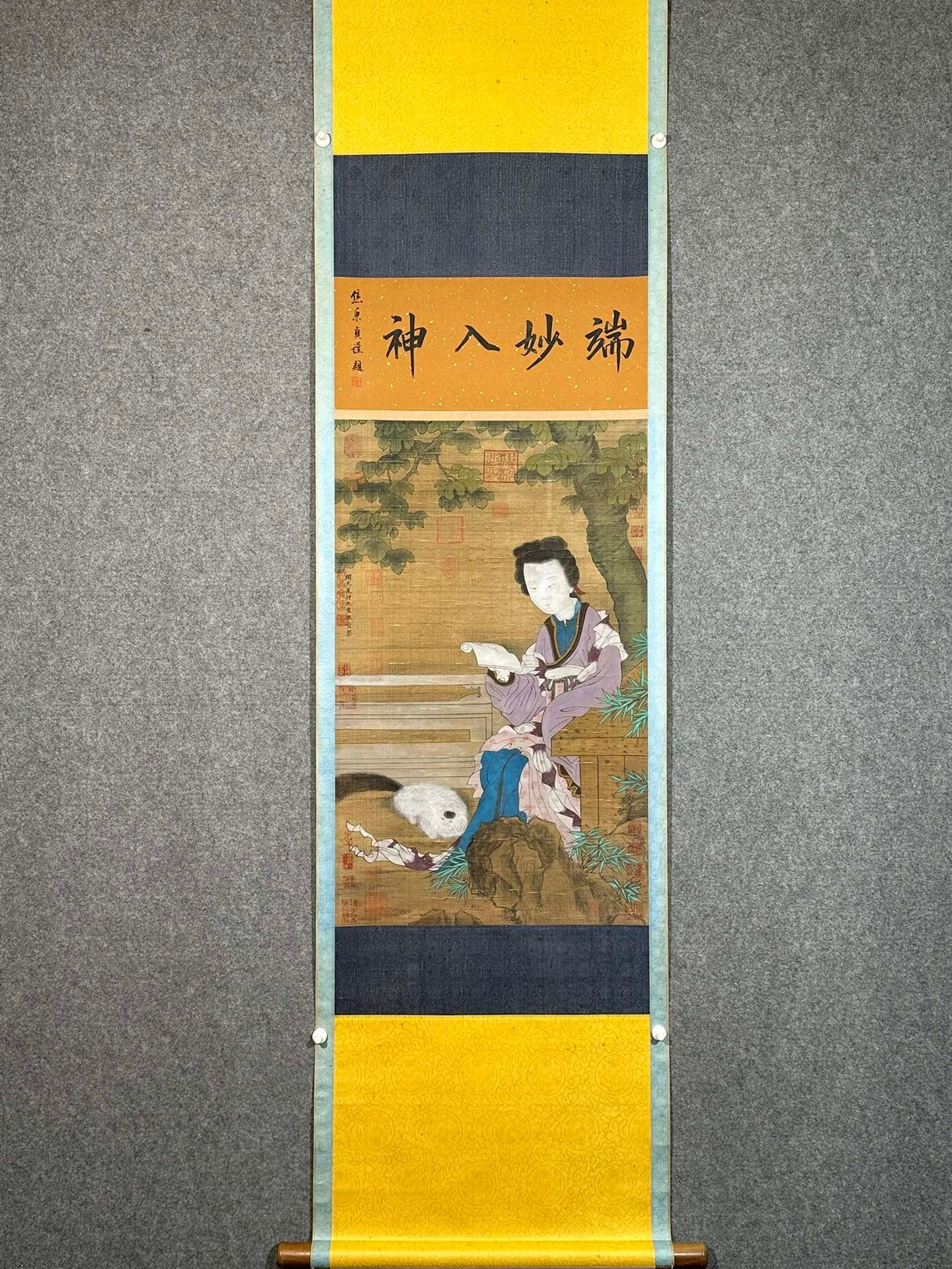 Chinese scroll painting Zhang Xuan