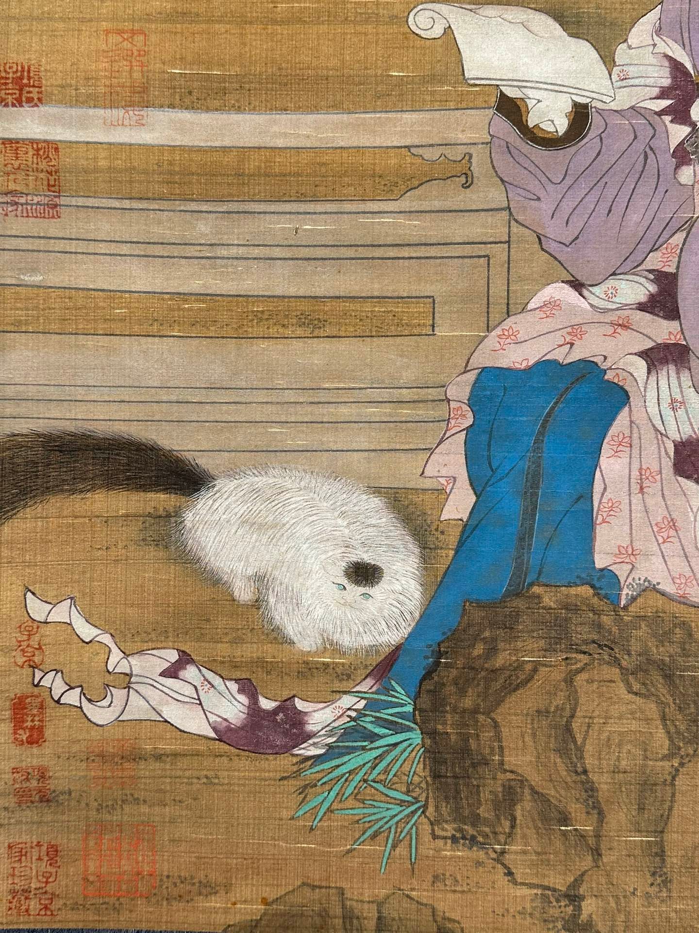 Chinese scroll painting Zhang Xuan