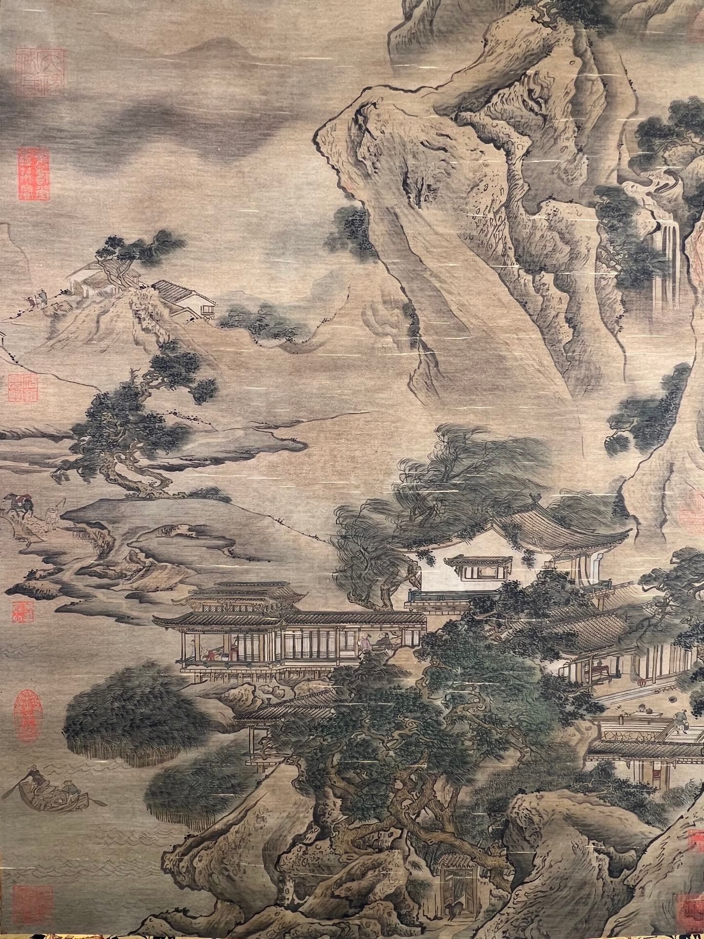 Chinese scroll painting Yuan Yao