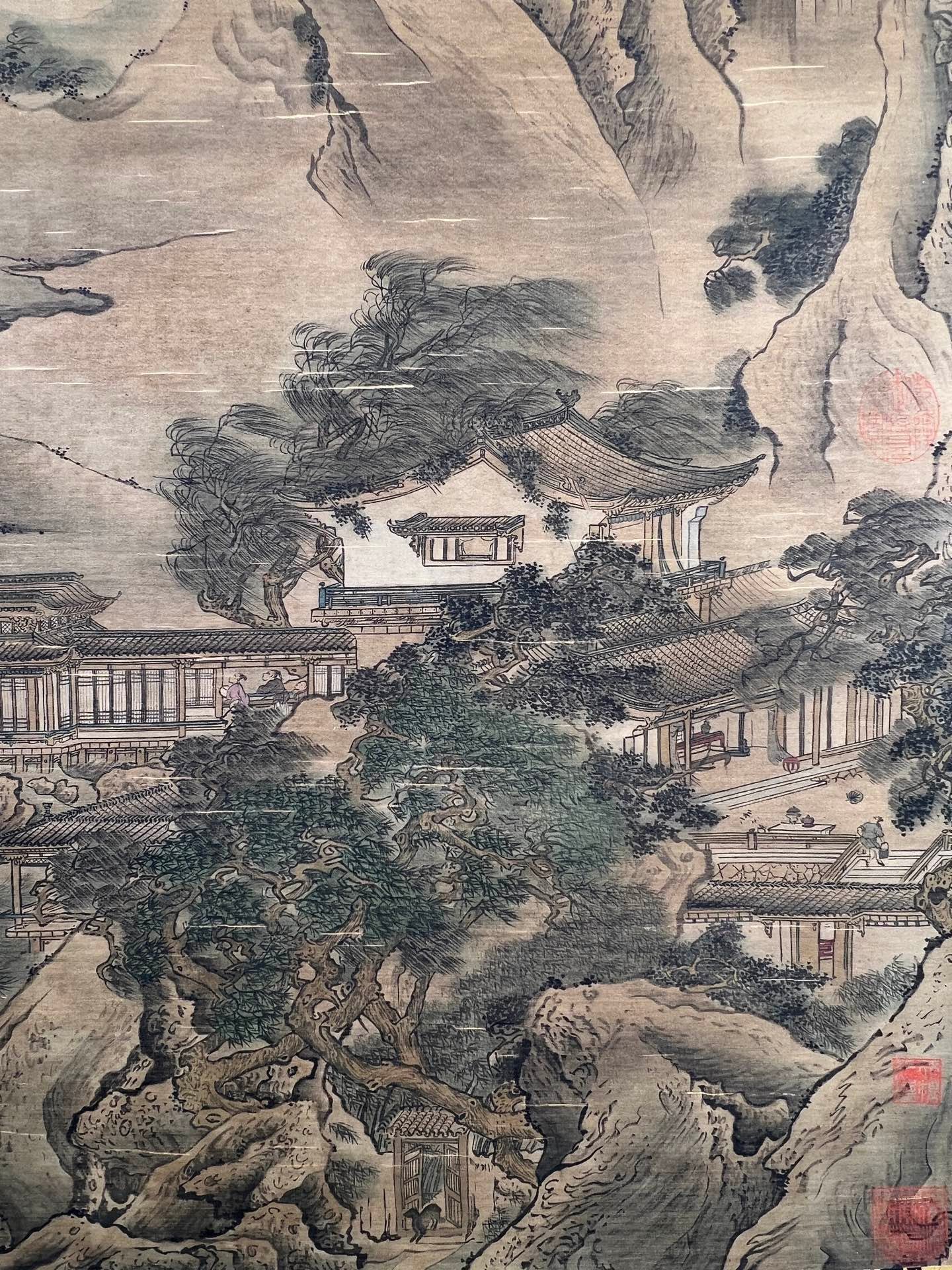 Chinese scroll painting Yuan Yao