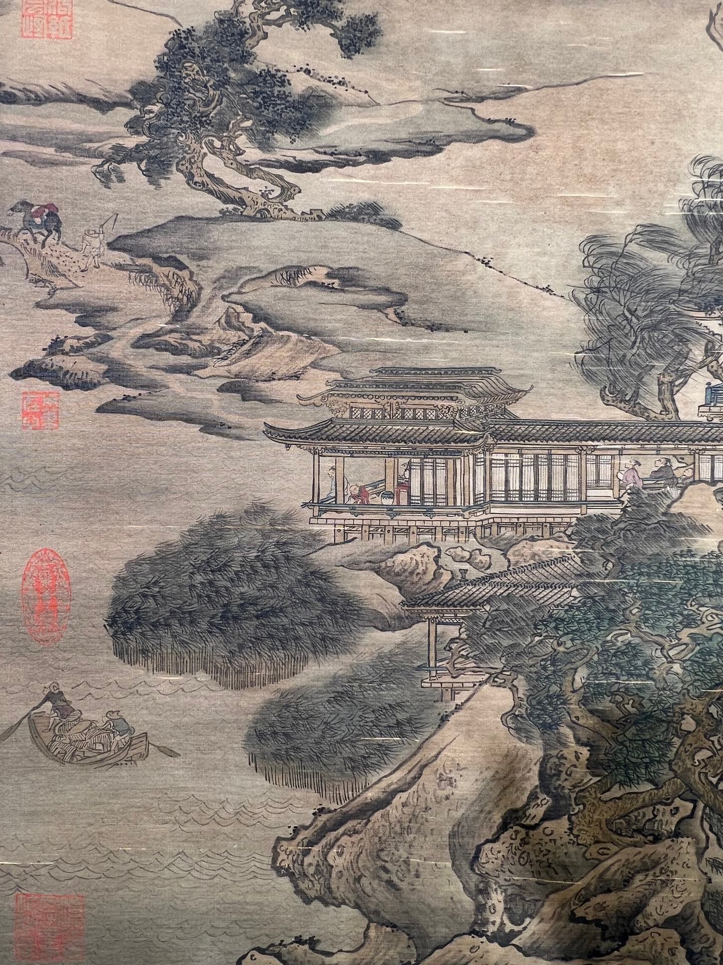 Chinese scroll painting Yuan Yao