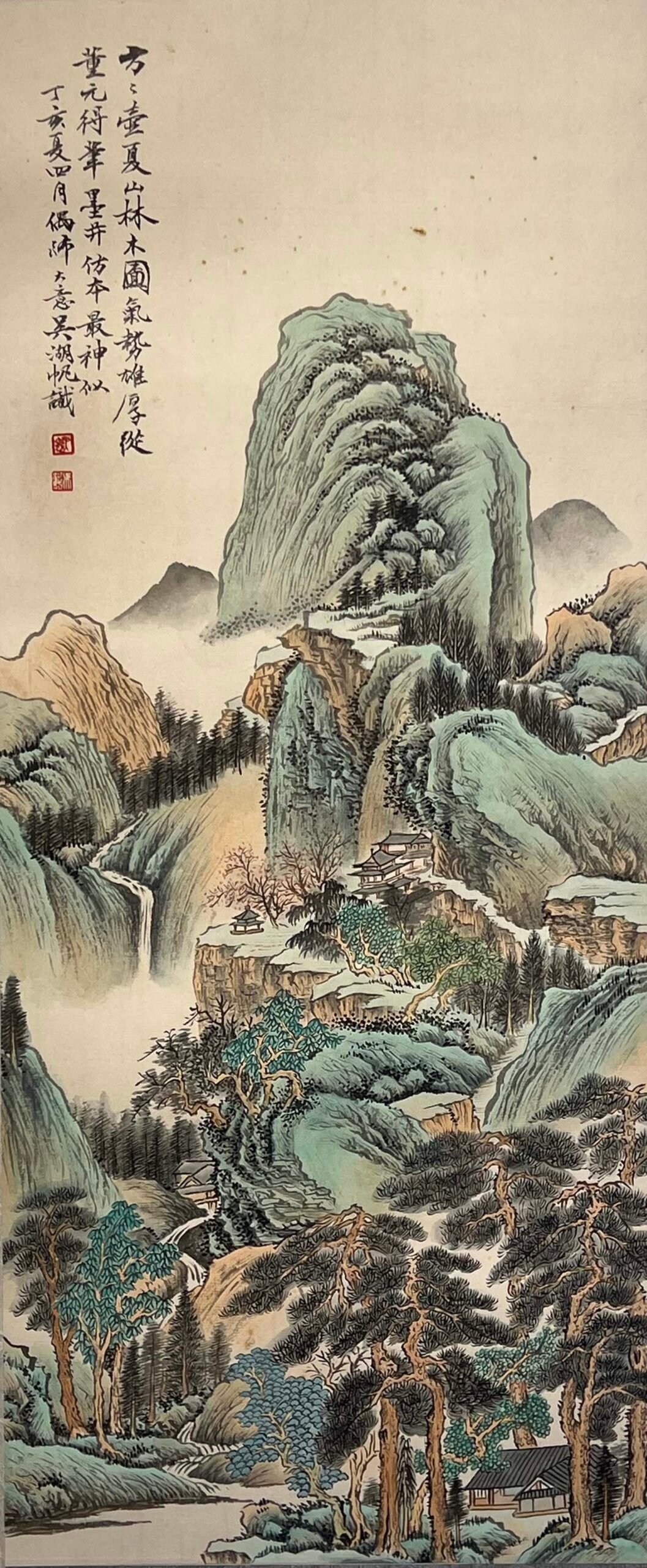 Chinese scroll painting Wu Hufan
