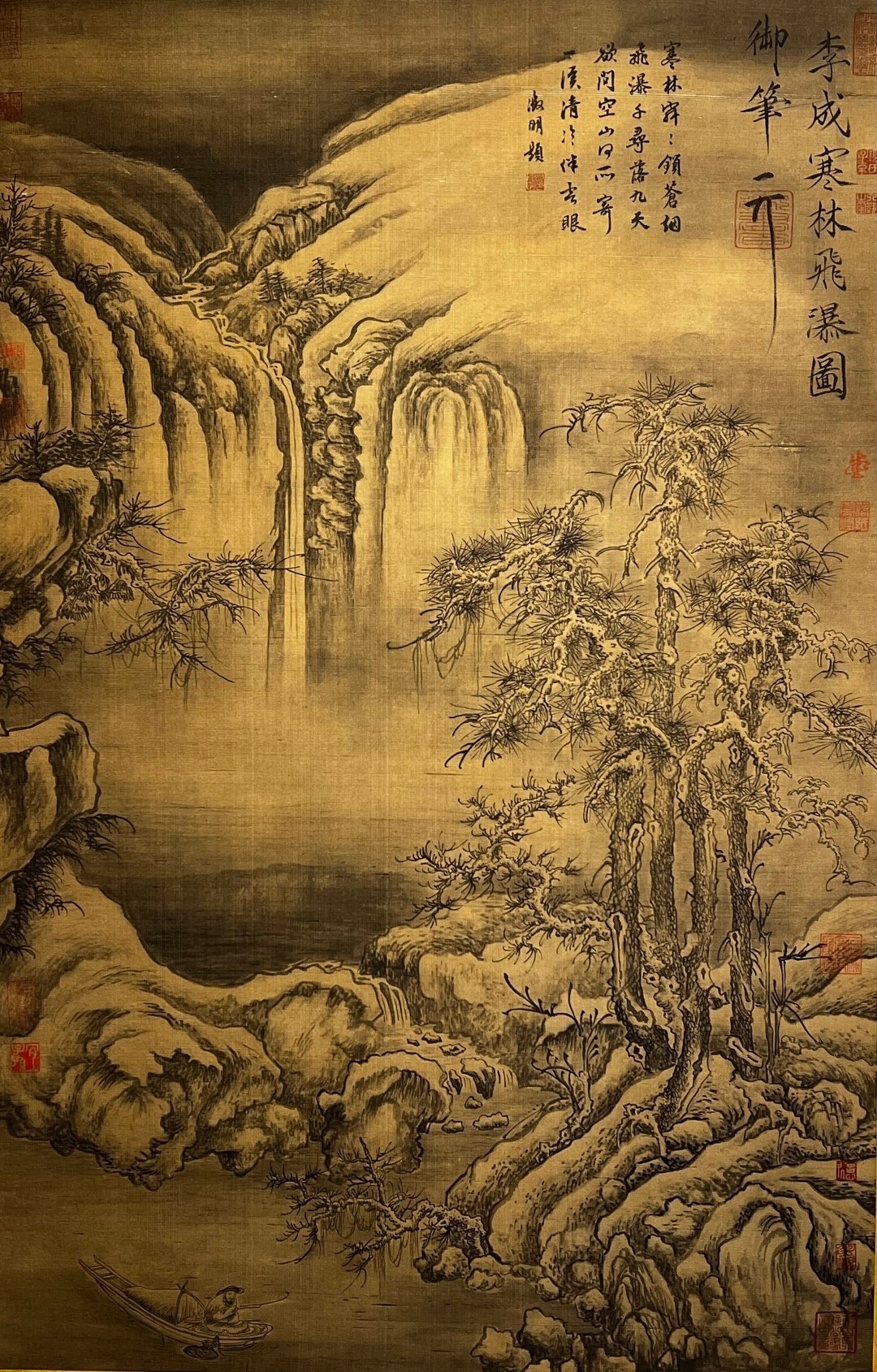 Chinese scroll painting Li Cheng