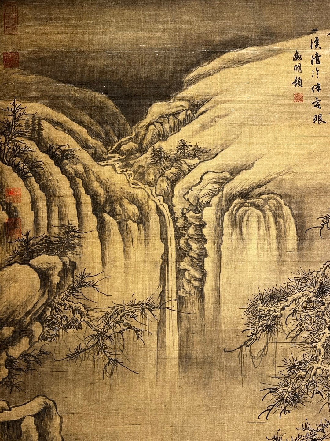 Chinese scroll painting Li Cheng