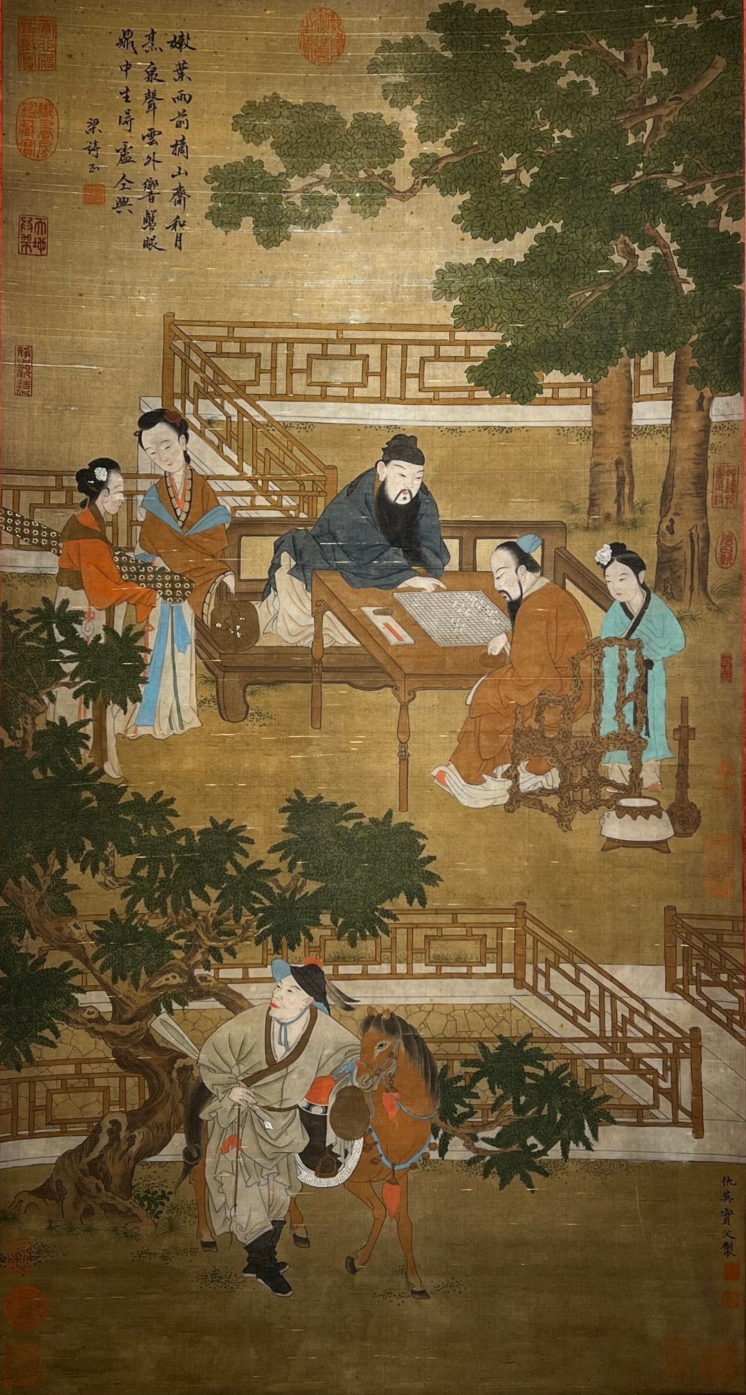 Chinese scroll painting Qiu Ying