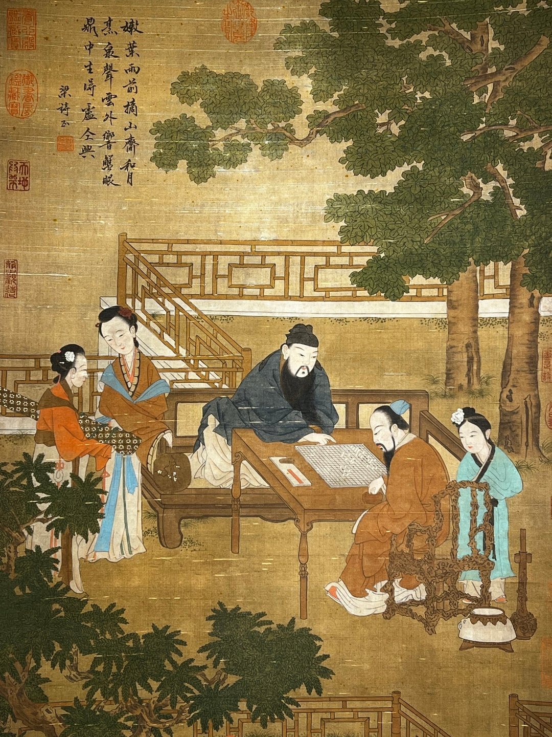 Chinese scroll painting Qiu Ying