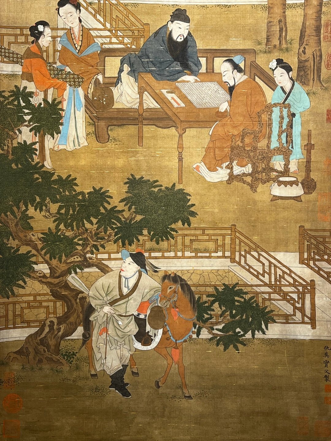Chinese scroll painting Qiu Ying