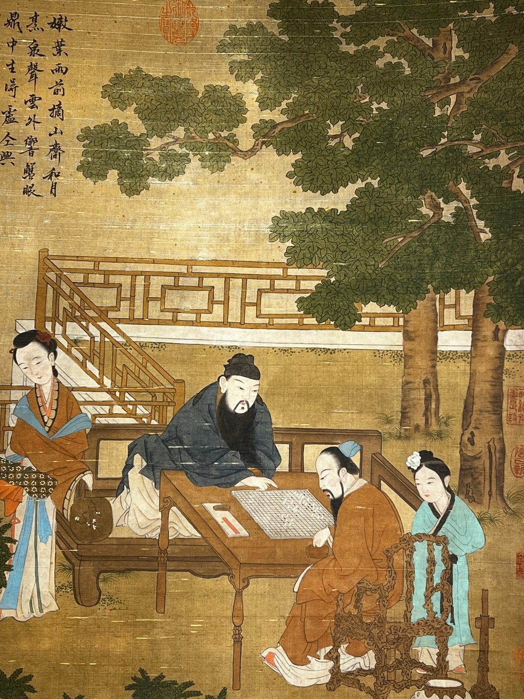 Chinese scroll painting Qiu Ying