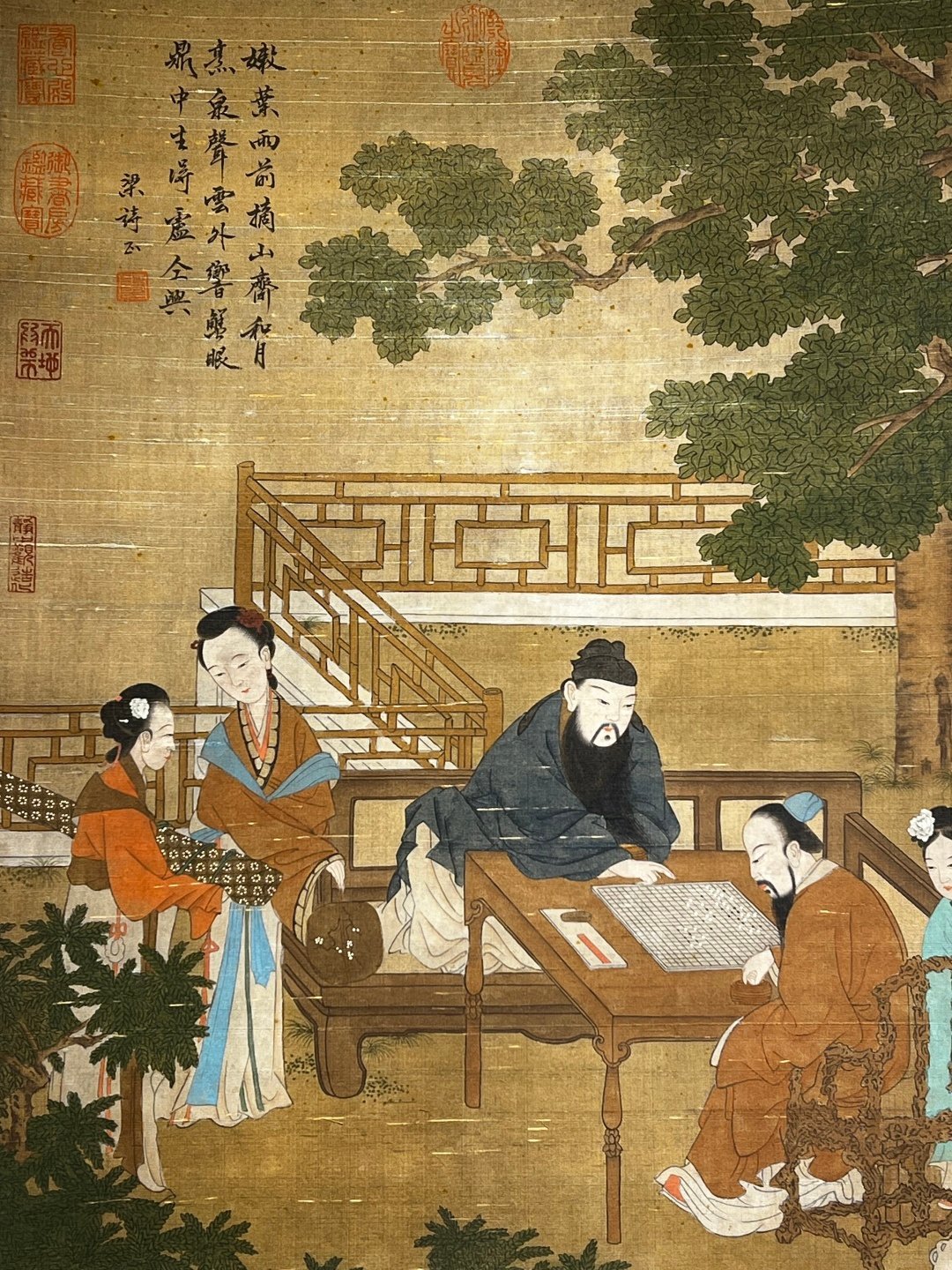Chinese scroll painting Qiu Ying
