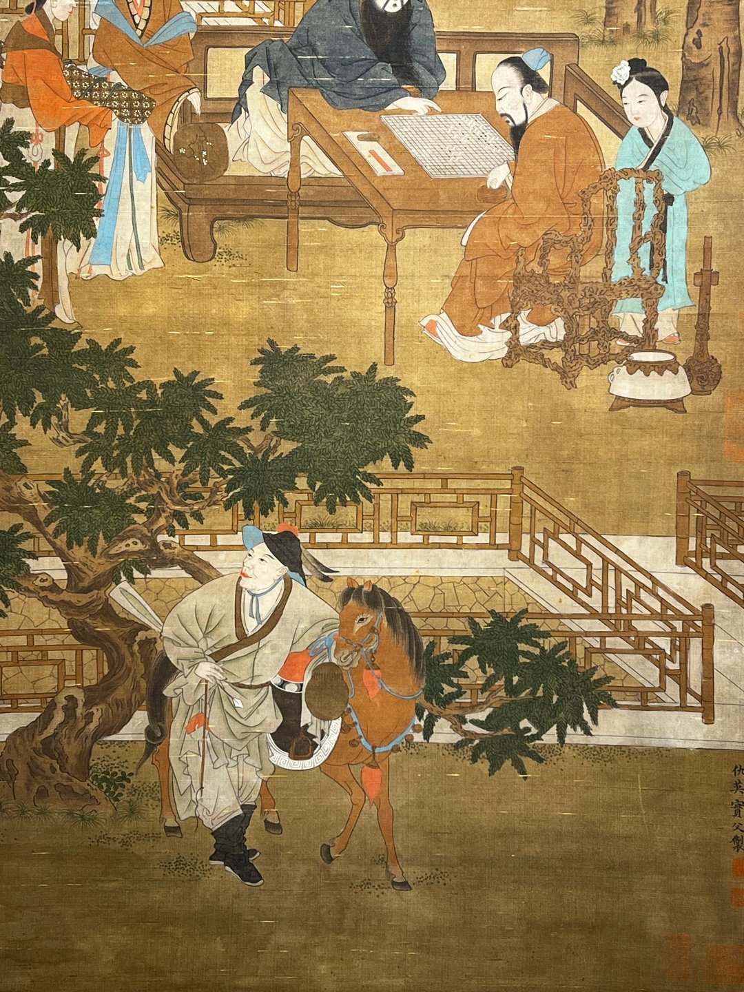 Chinese scroll painting Qiu Ying