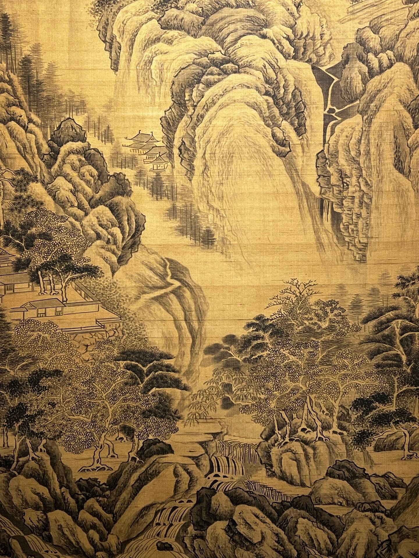 Chinese scroll painting Wang Meng