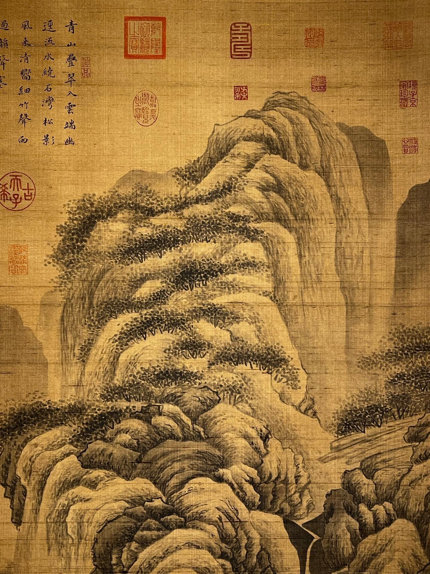 Chinese scroll painting Wang Meng