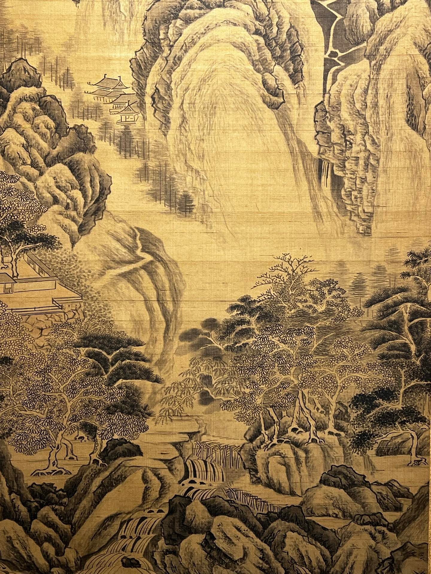 Chinese scroll painting Wang Meng
