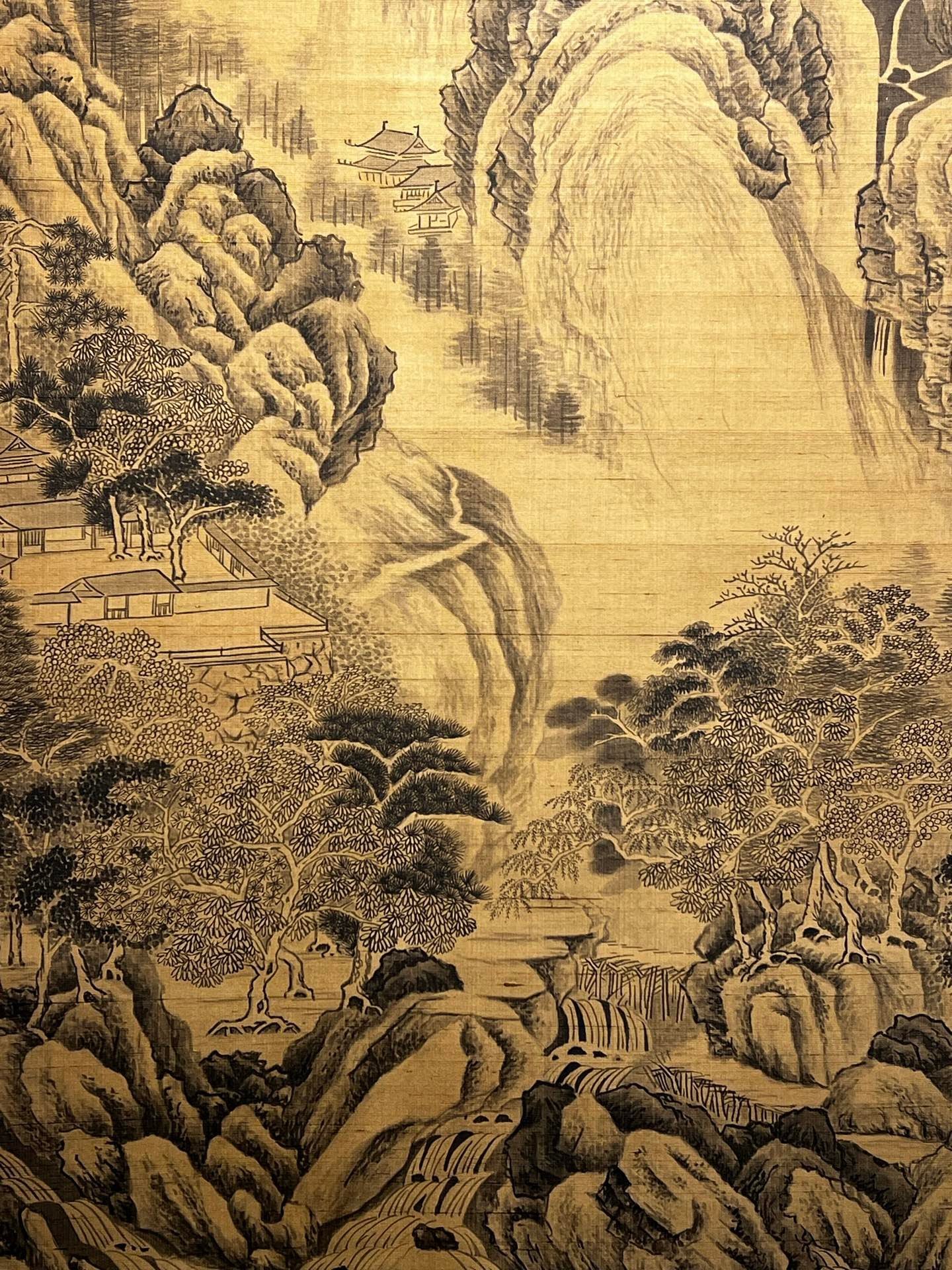 Chinese scroll painting Wang Meng