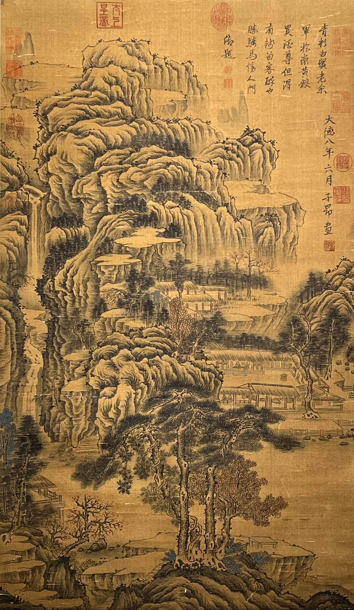 Chinese scroll painting Zhao Mengfu