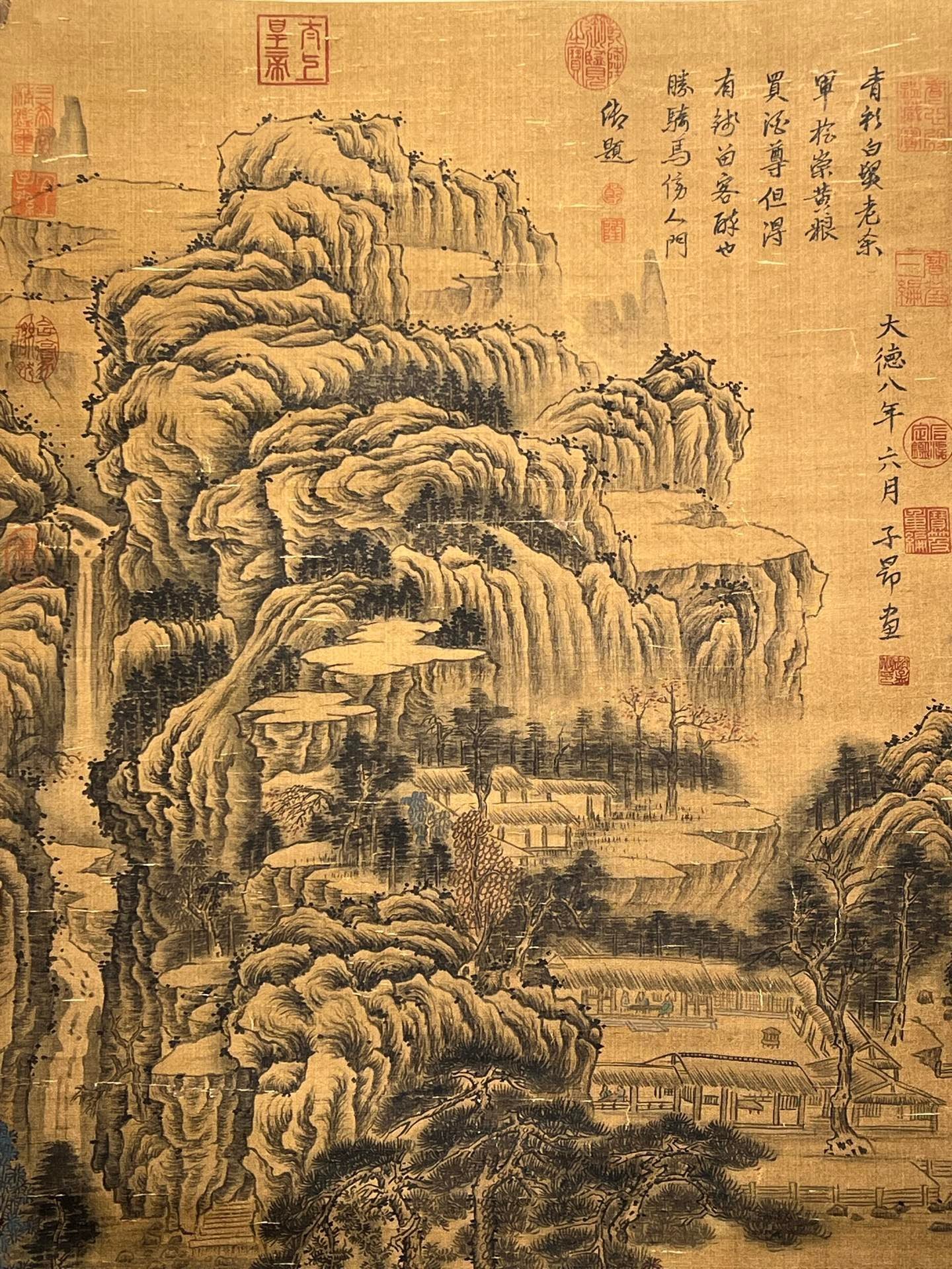 Chinese scroll painting Zhao Mengfu