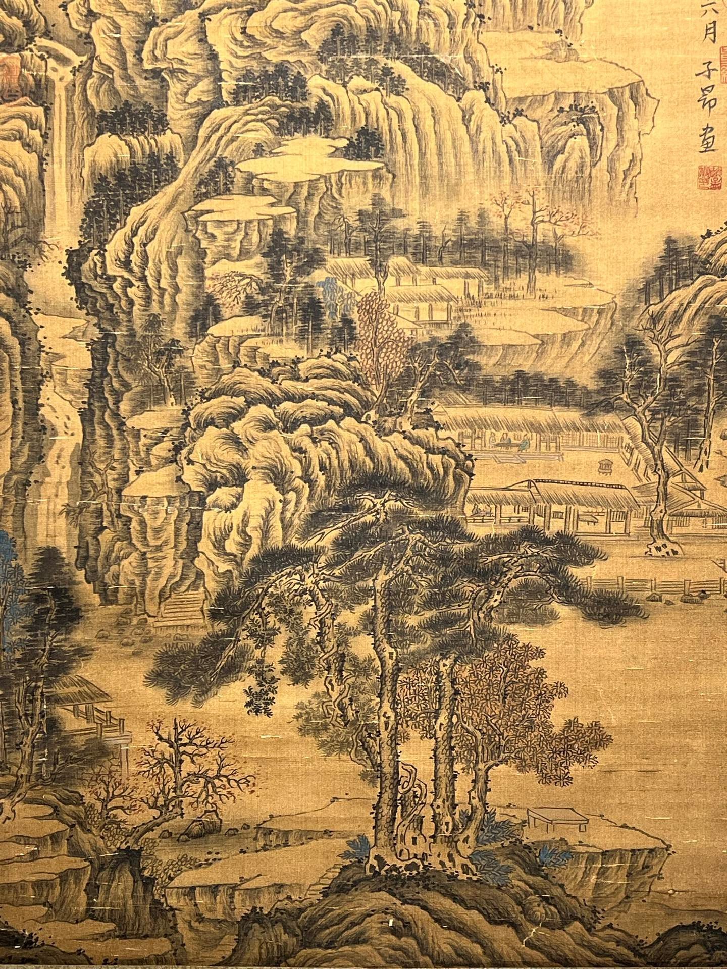 Chinese scroll painting Zhao Mengfu