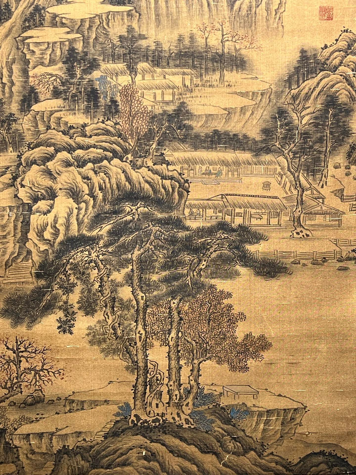 Chinese scroll painting Zhao Mengfu