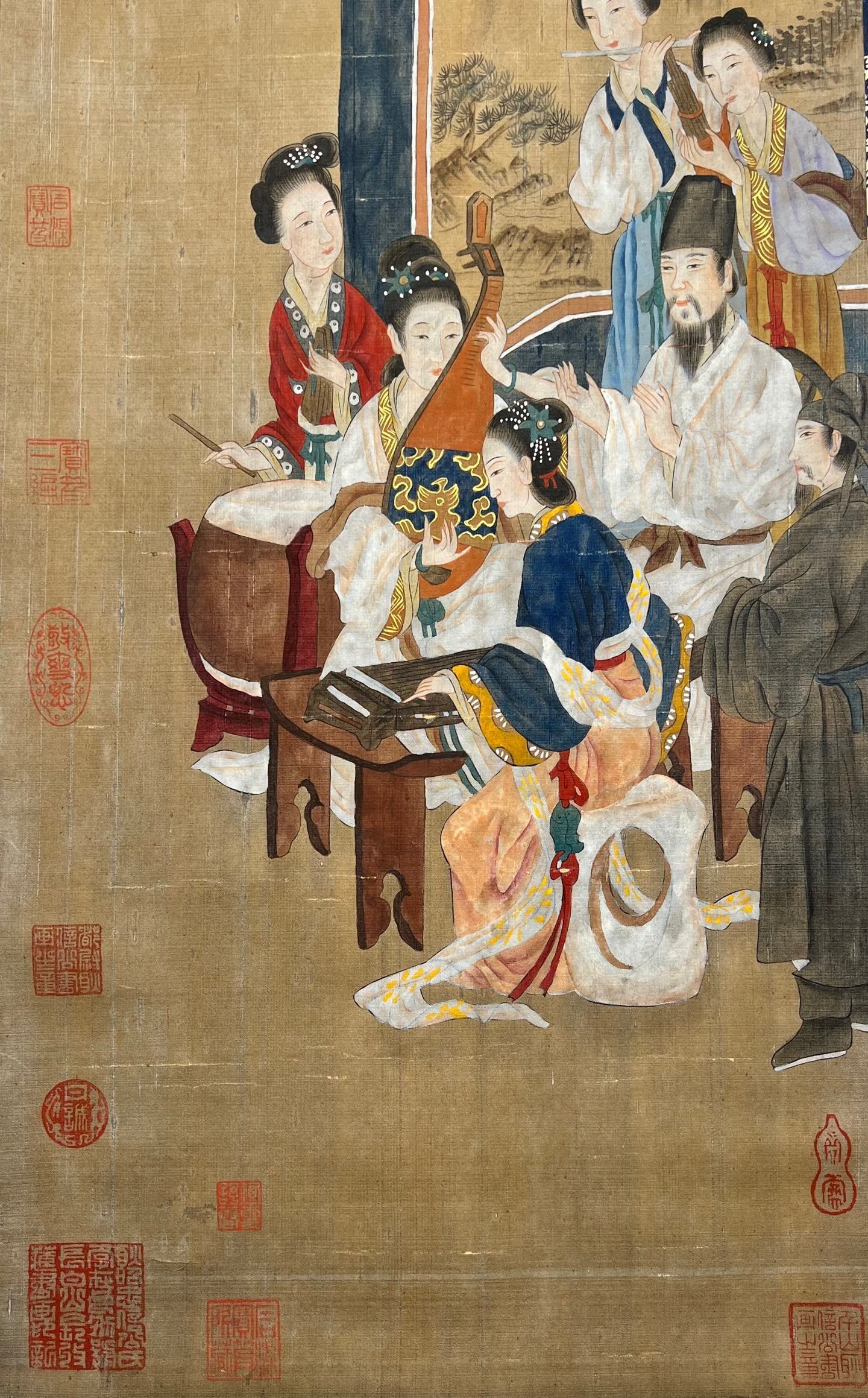 Chinese scroll painting Tang Yin