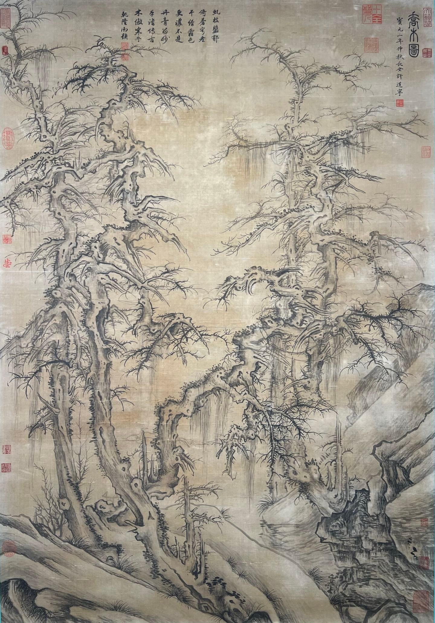 Chinese scroll painting Xu Daoning
