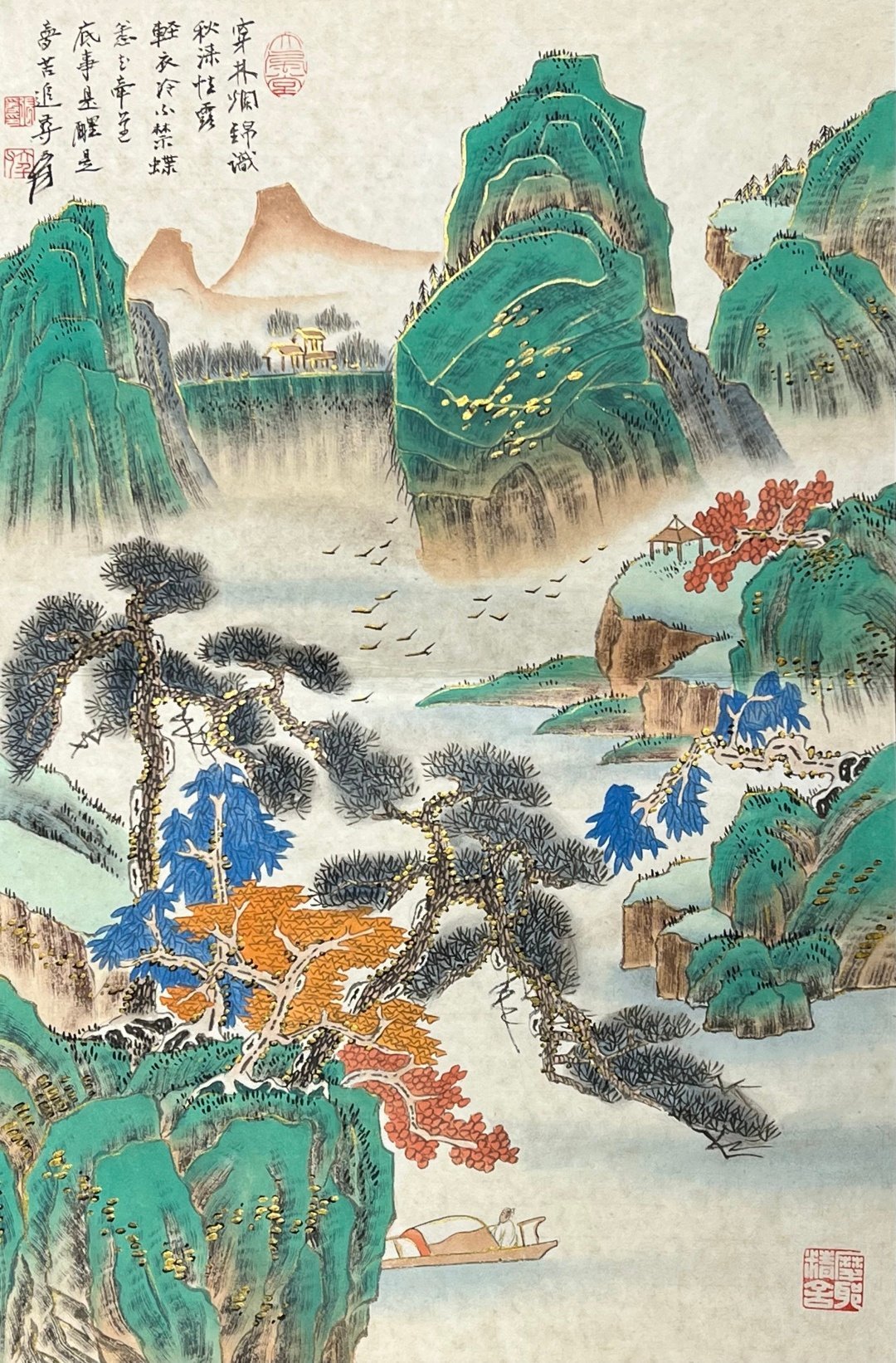Chinese scroll painting Zhang Daqian