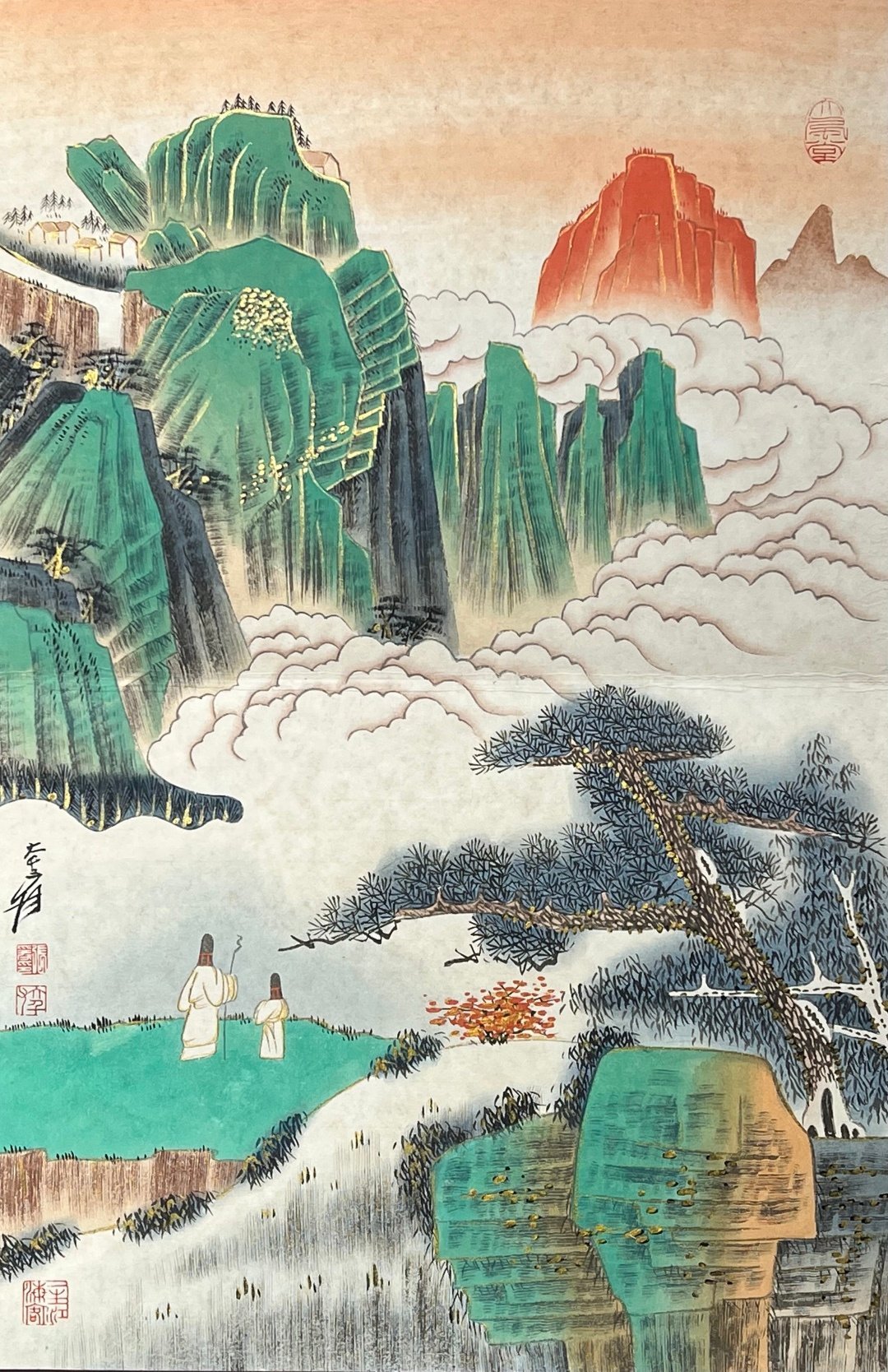 Chinese scroll painting Zhang Daqian
