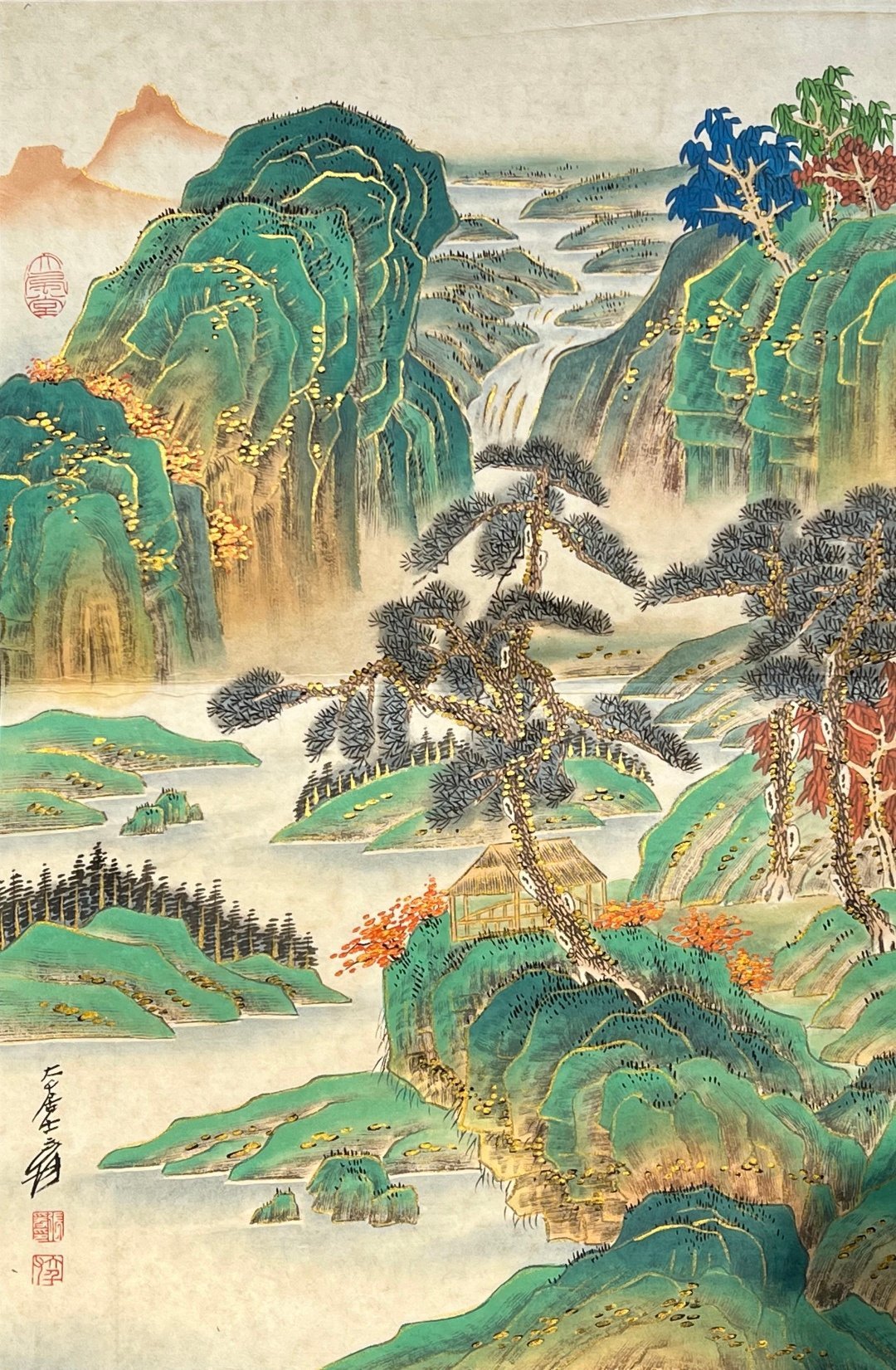 Chinese scroll painting Zhang Daqian