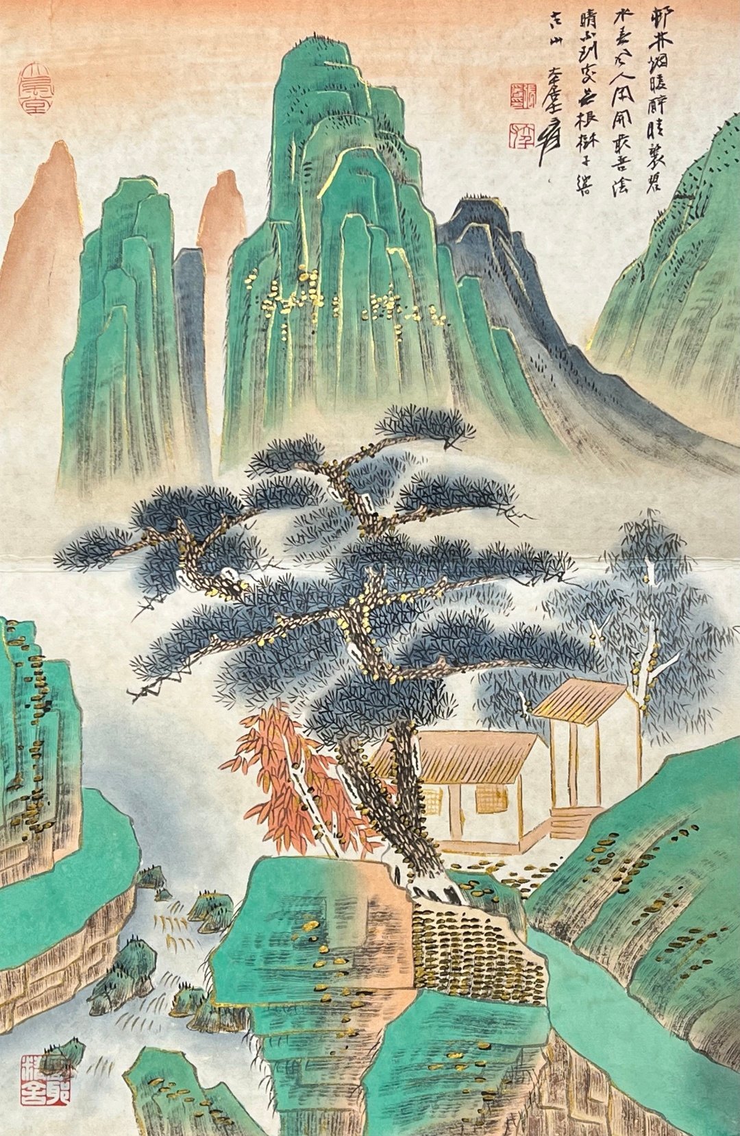 Chinese scroll painting Zhang Daqian