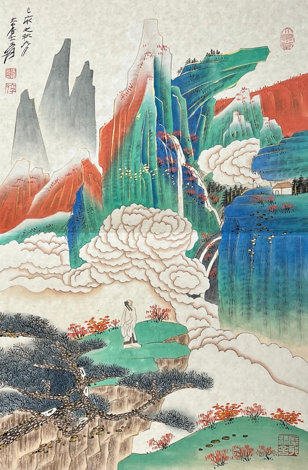 Chinese scroll painting Zhang Daqian