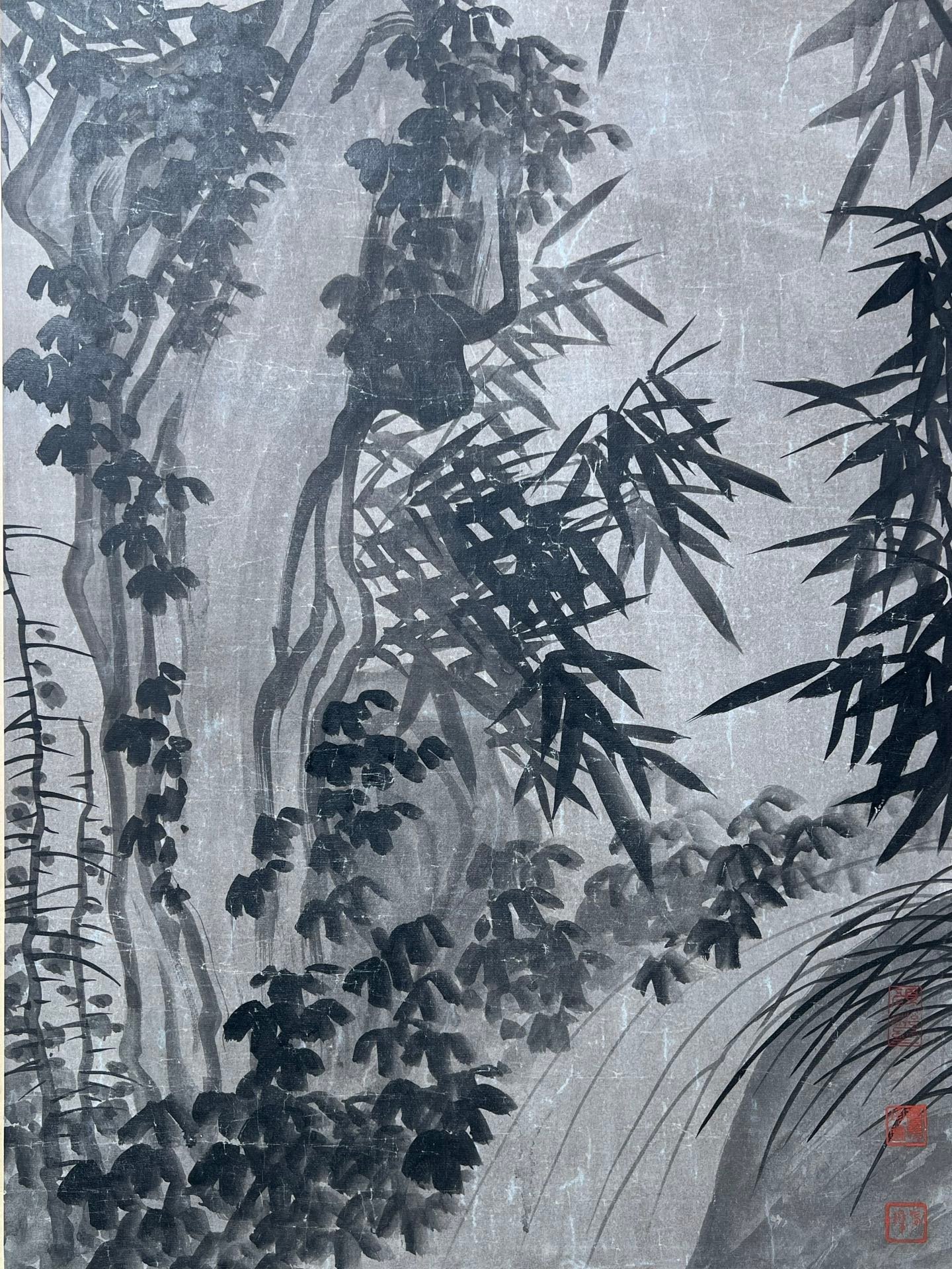 Chinese scroll painting Su Shi