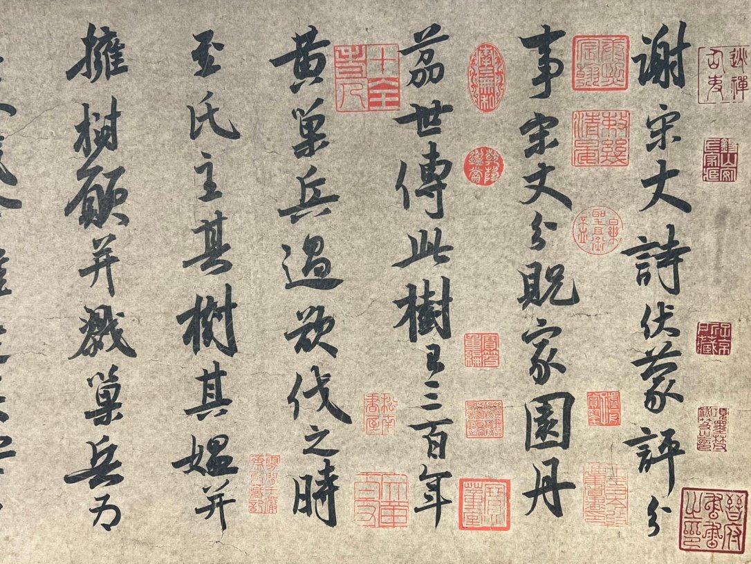 Chinese scroll painting Cai Xiang