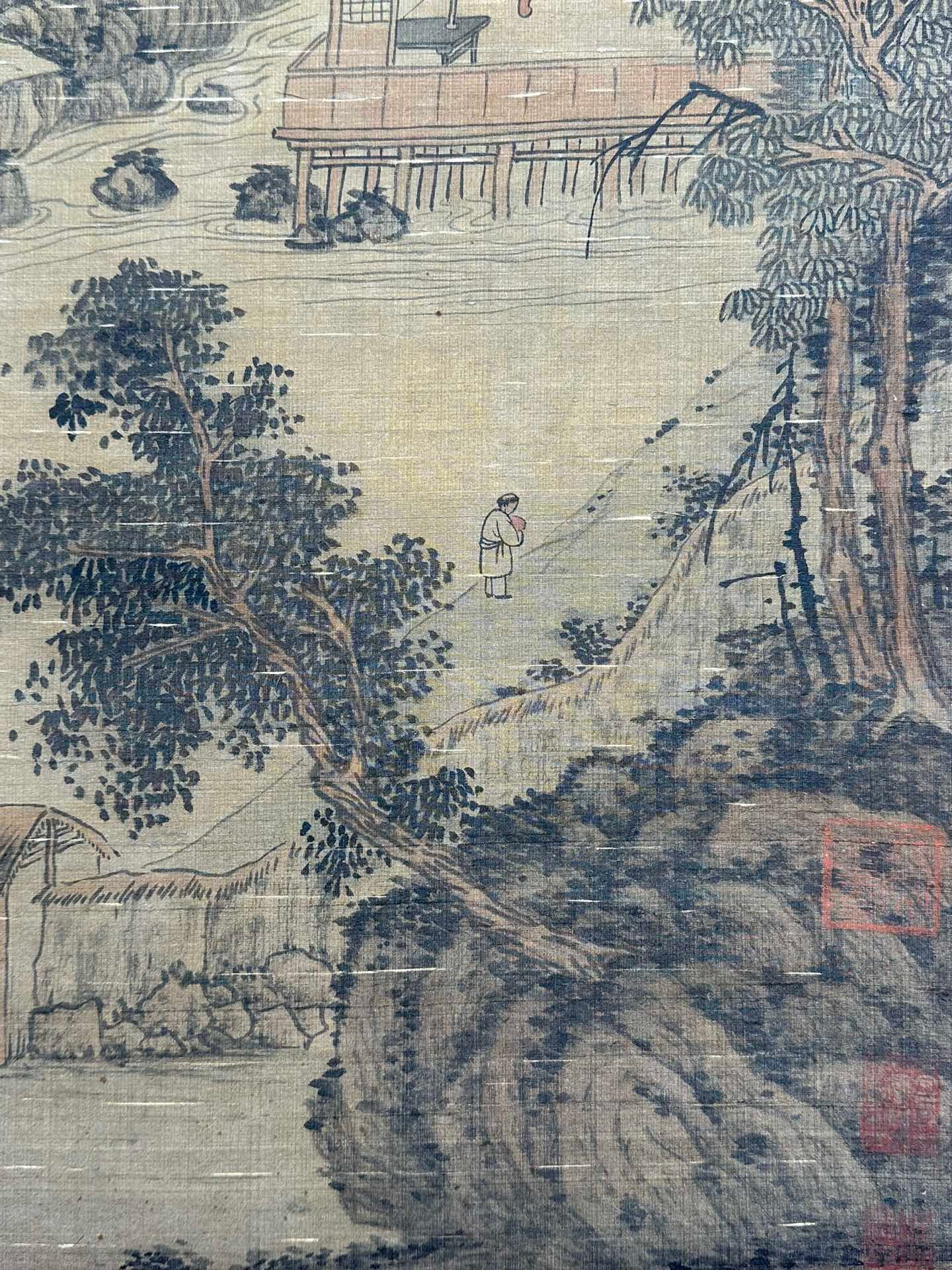 Chinese scroll painting Tang Yin