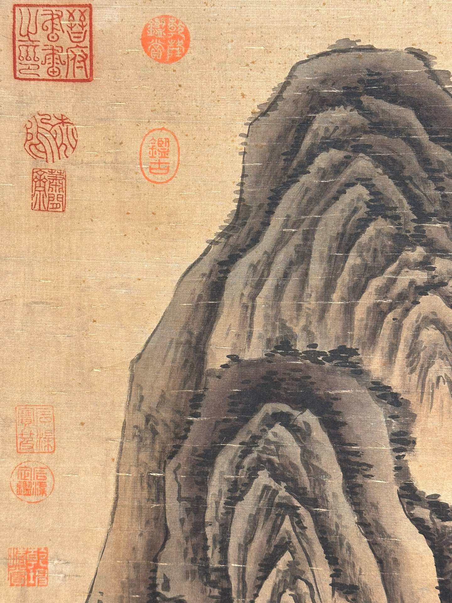 Chinese scroll painting Wang Anshi