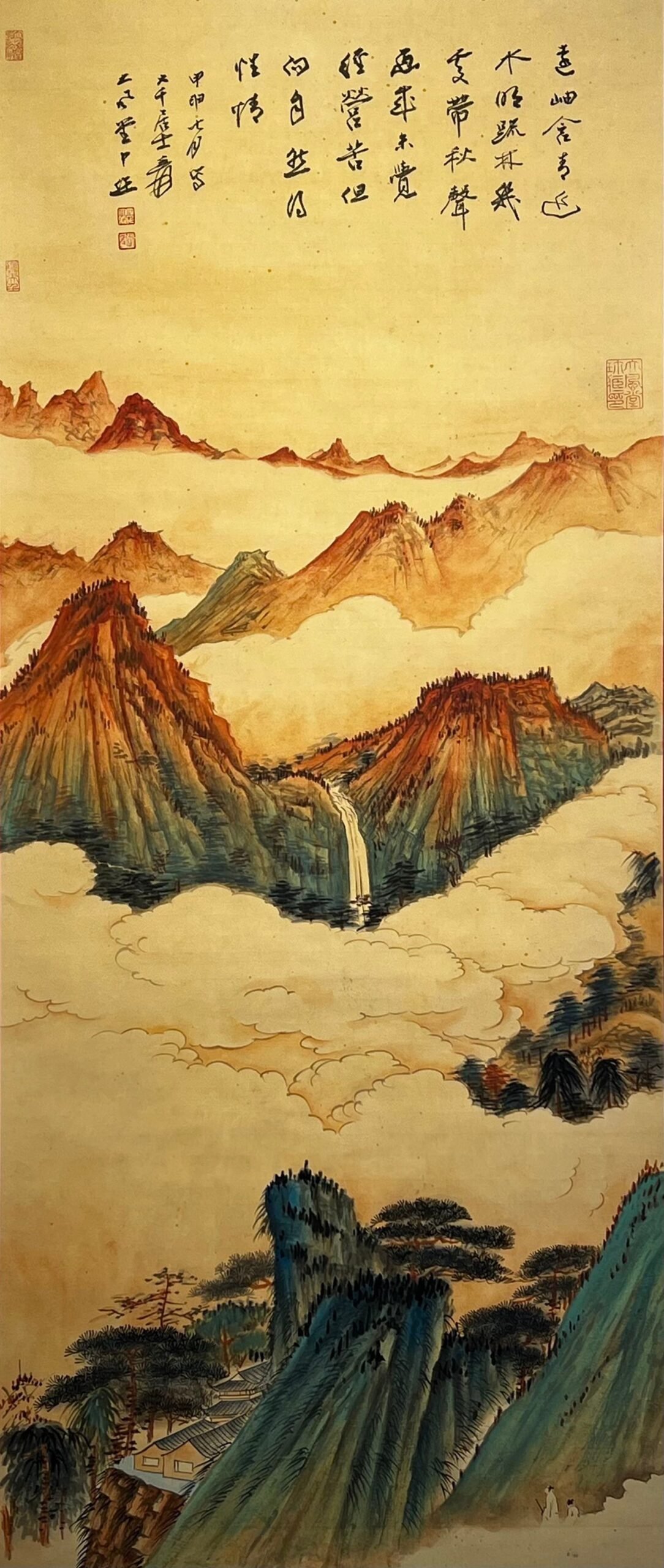 Chinese scroll painting Zhang Daqian
