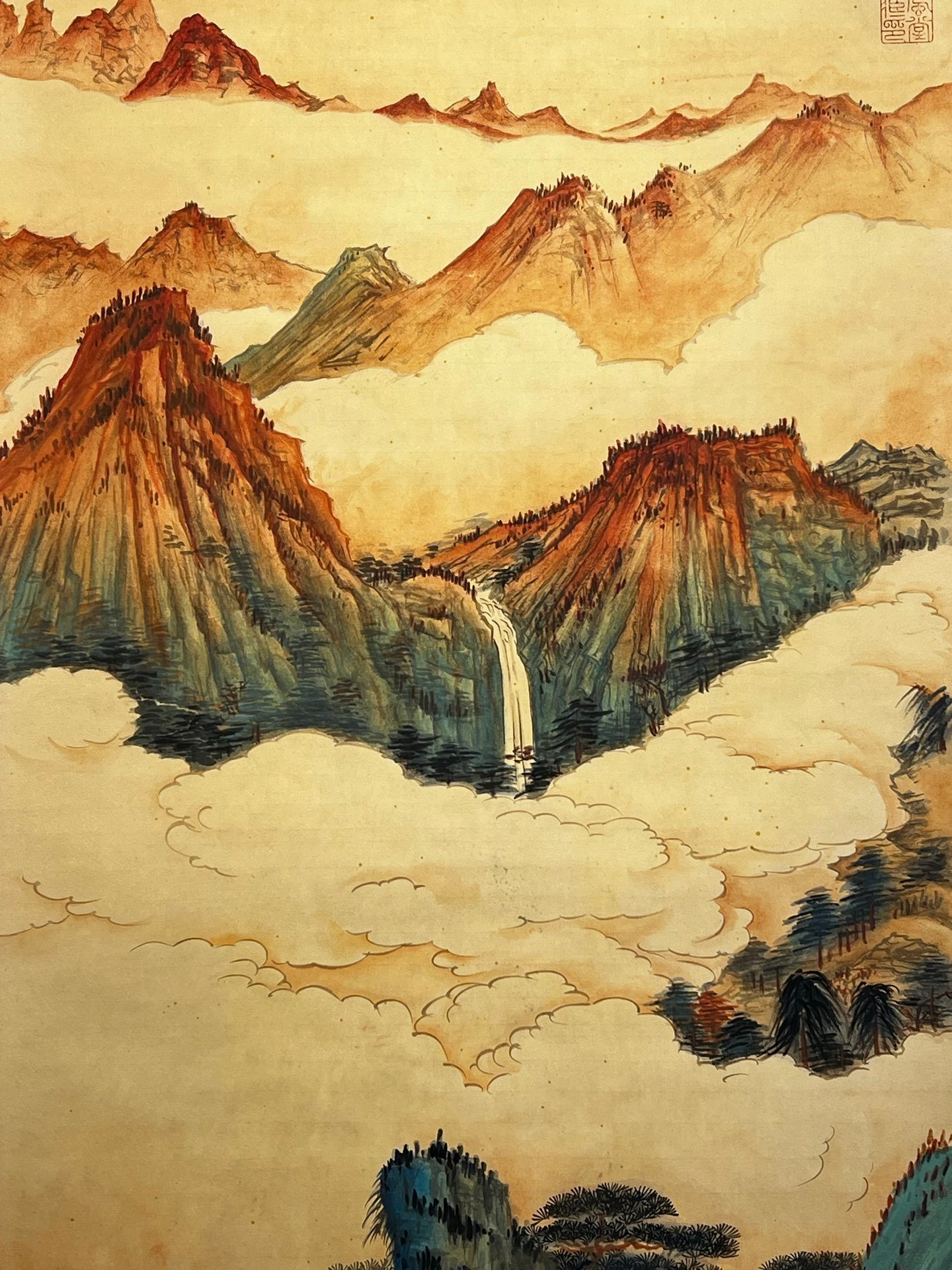 Chinese scroll painting Zhang Daqian