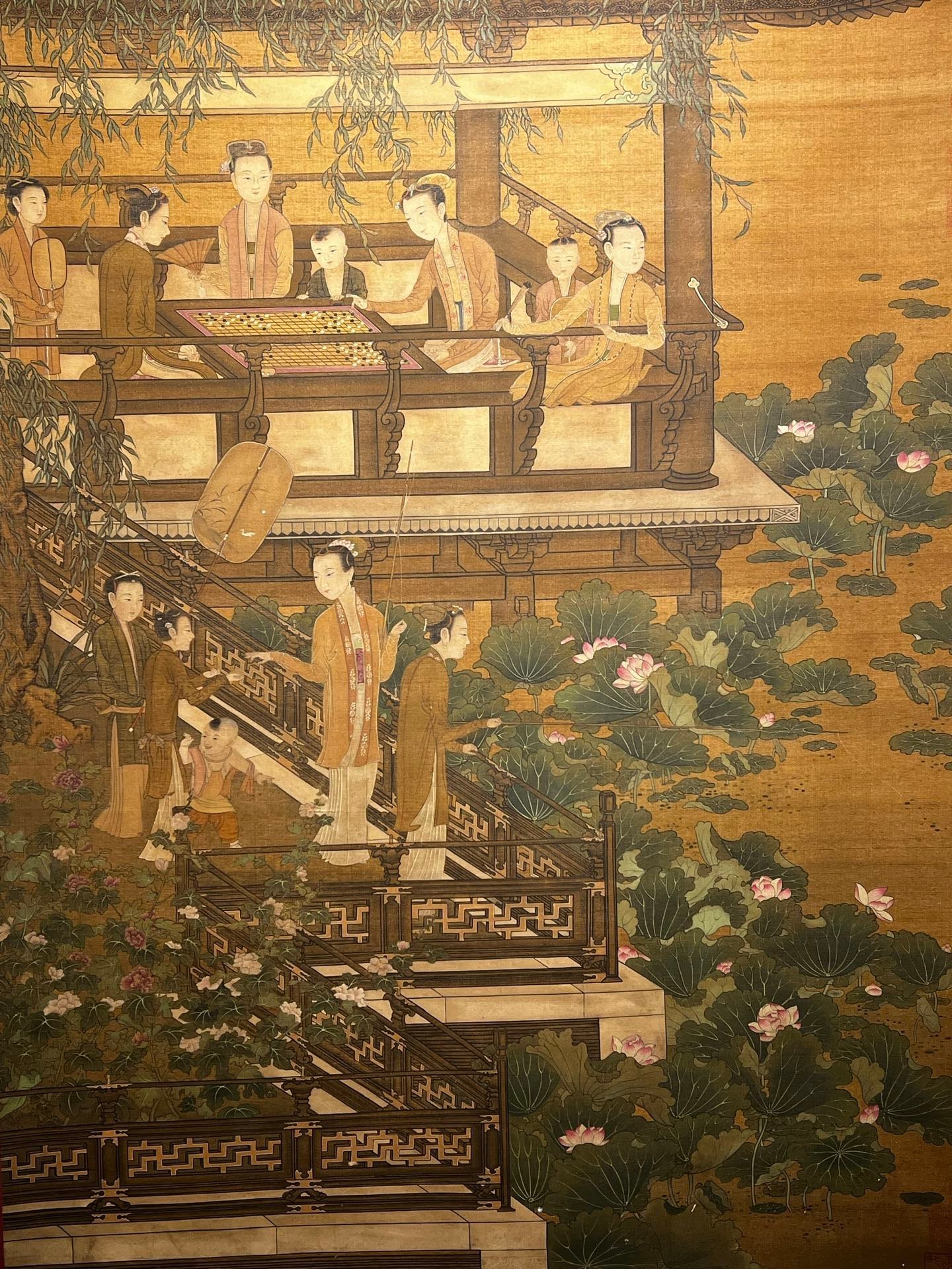 Chinese scroll painting Zhou Wenju