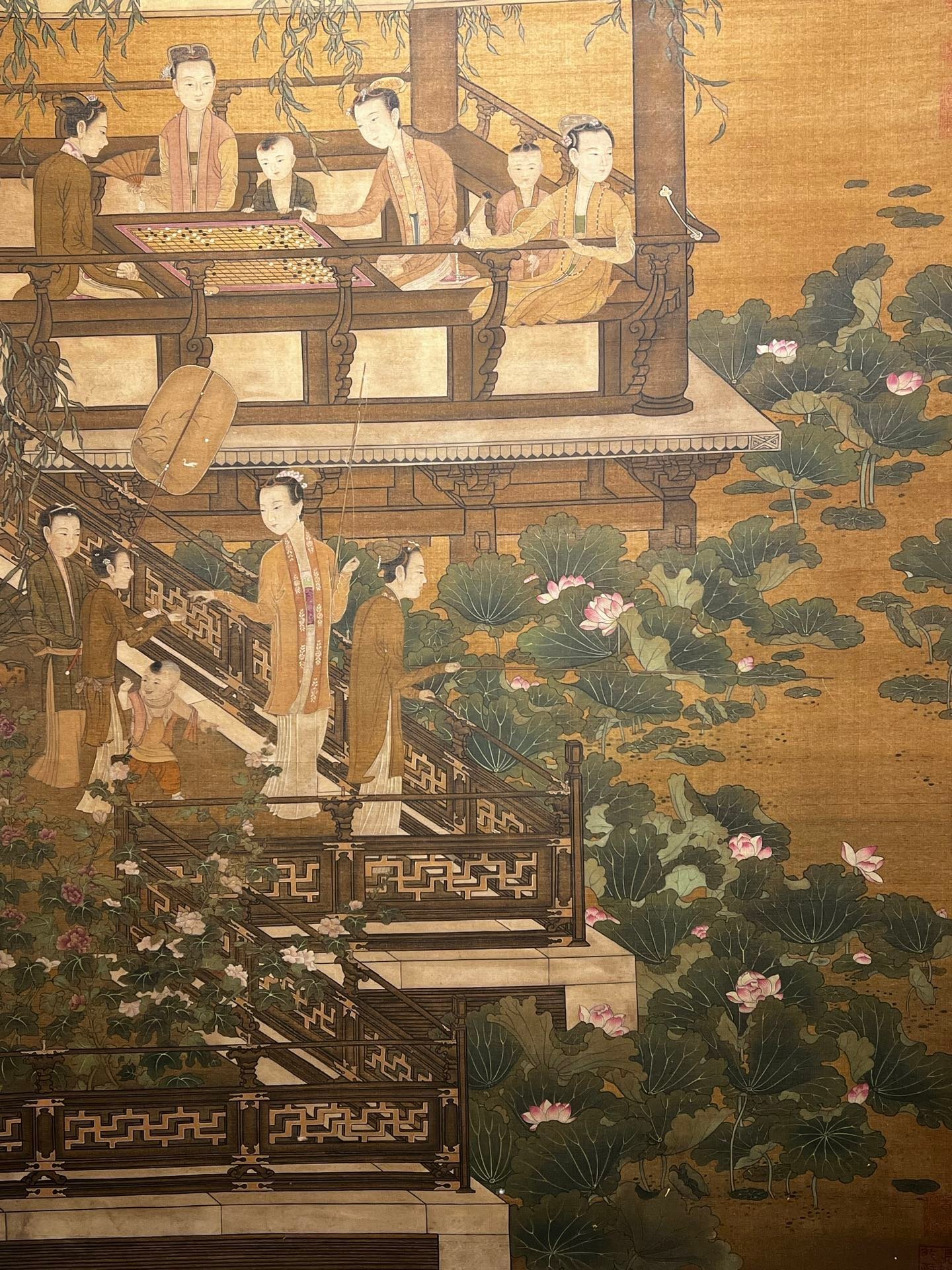 Chinese scroll painting Zhou Wenju