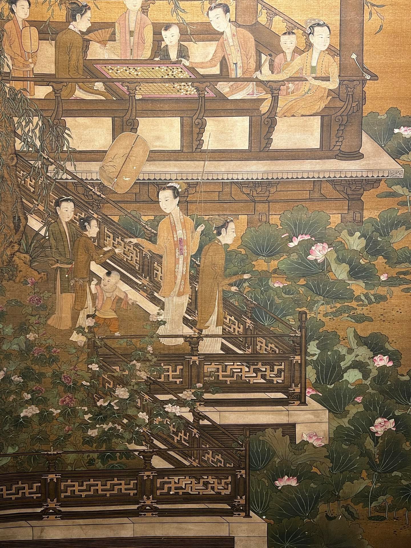 Chinese scroll painting Zhou Wenju