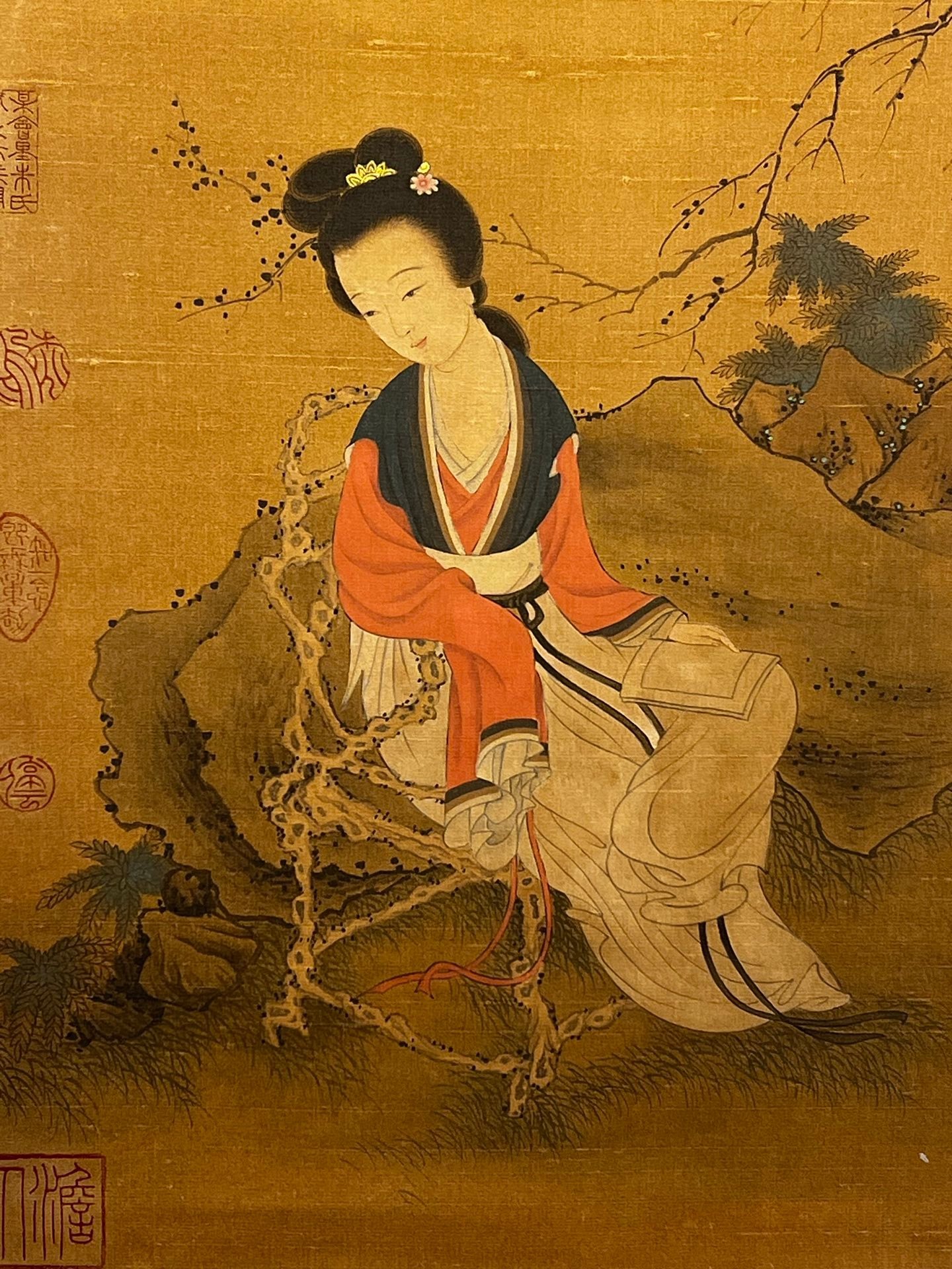 Chinese scroll painting Qiu Ying