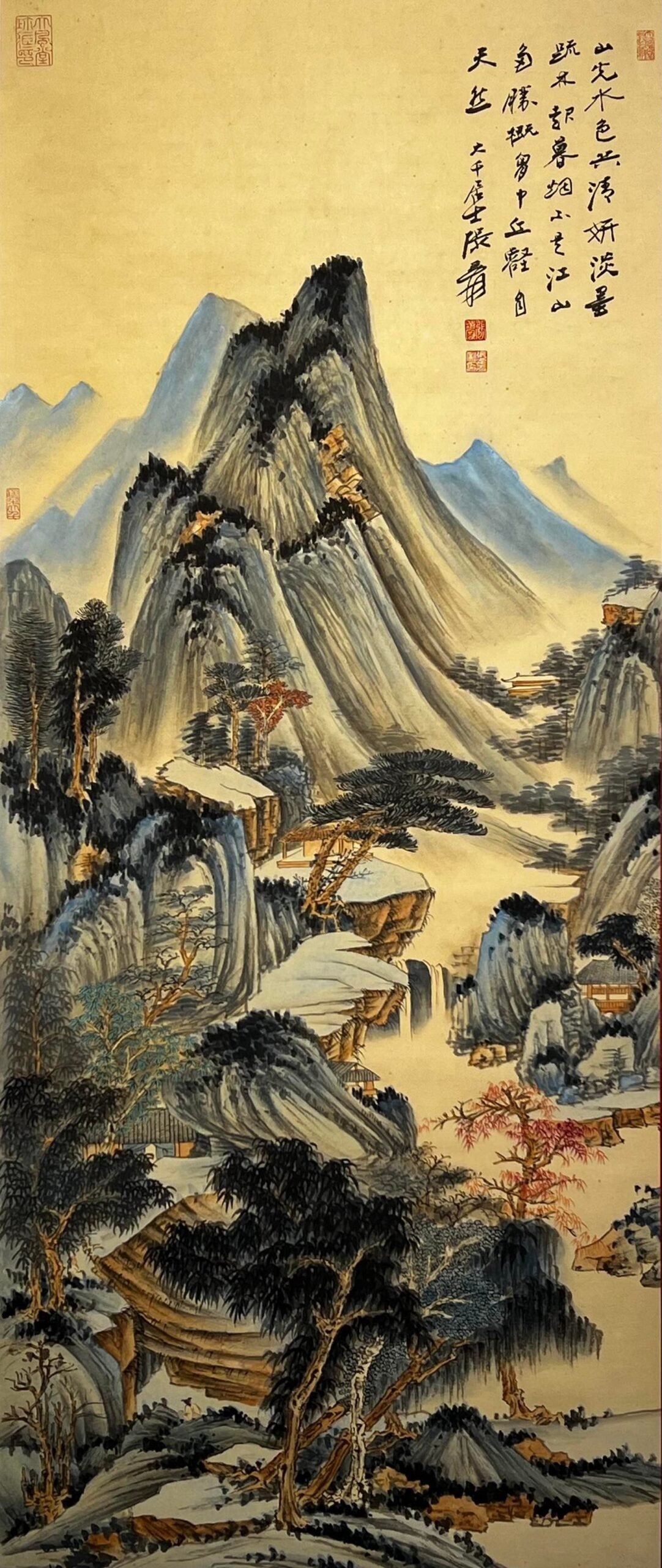 Chinese scroll painting Zhang Daqian