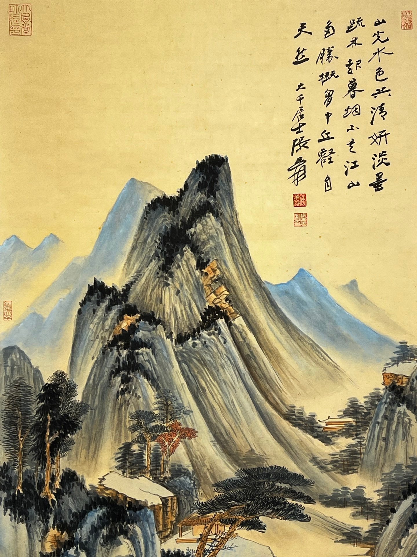 Chinese scroll painting Zhang Daqian