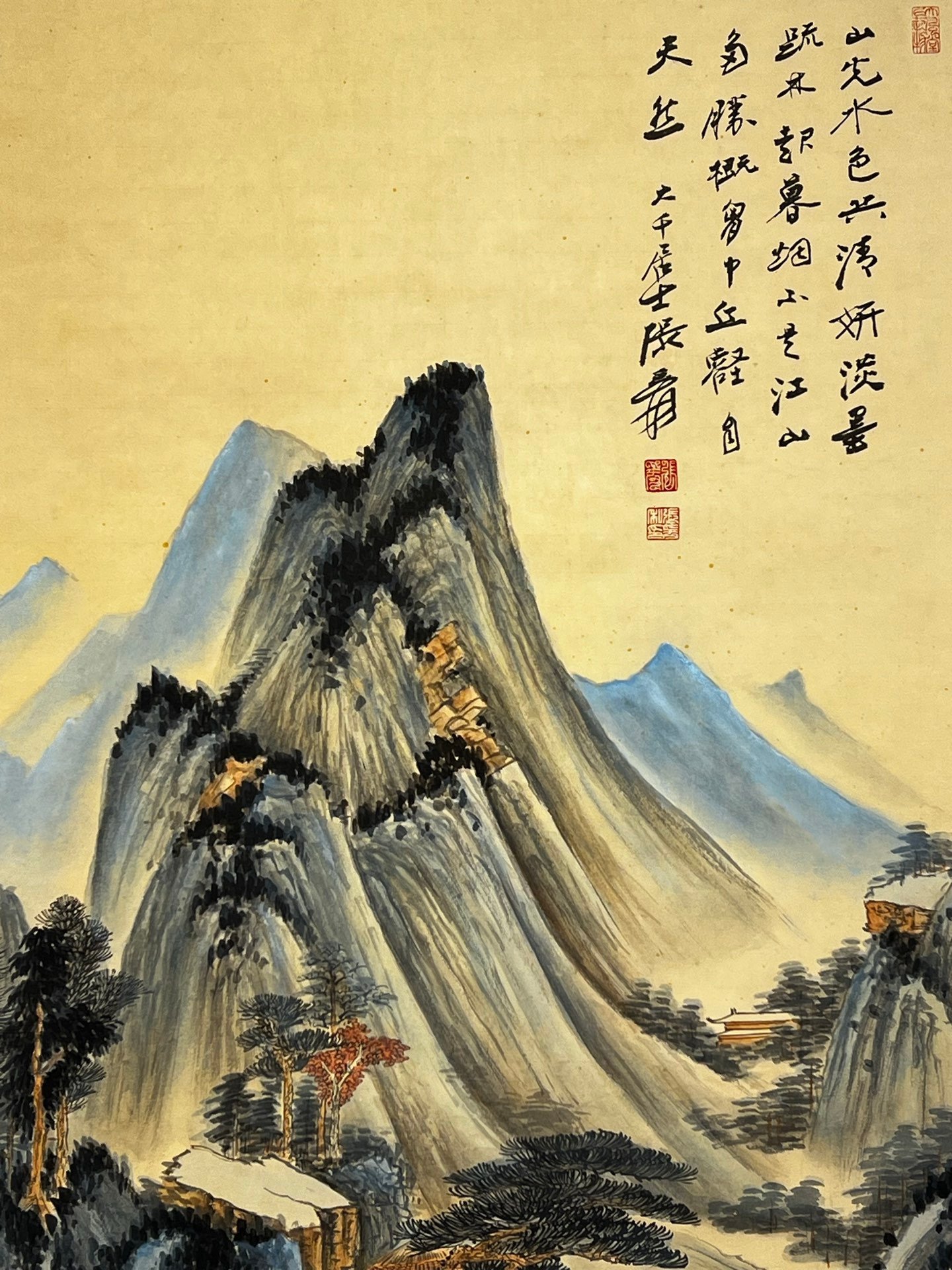 Chinese scroll painting Zhang Daqian